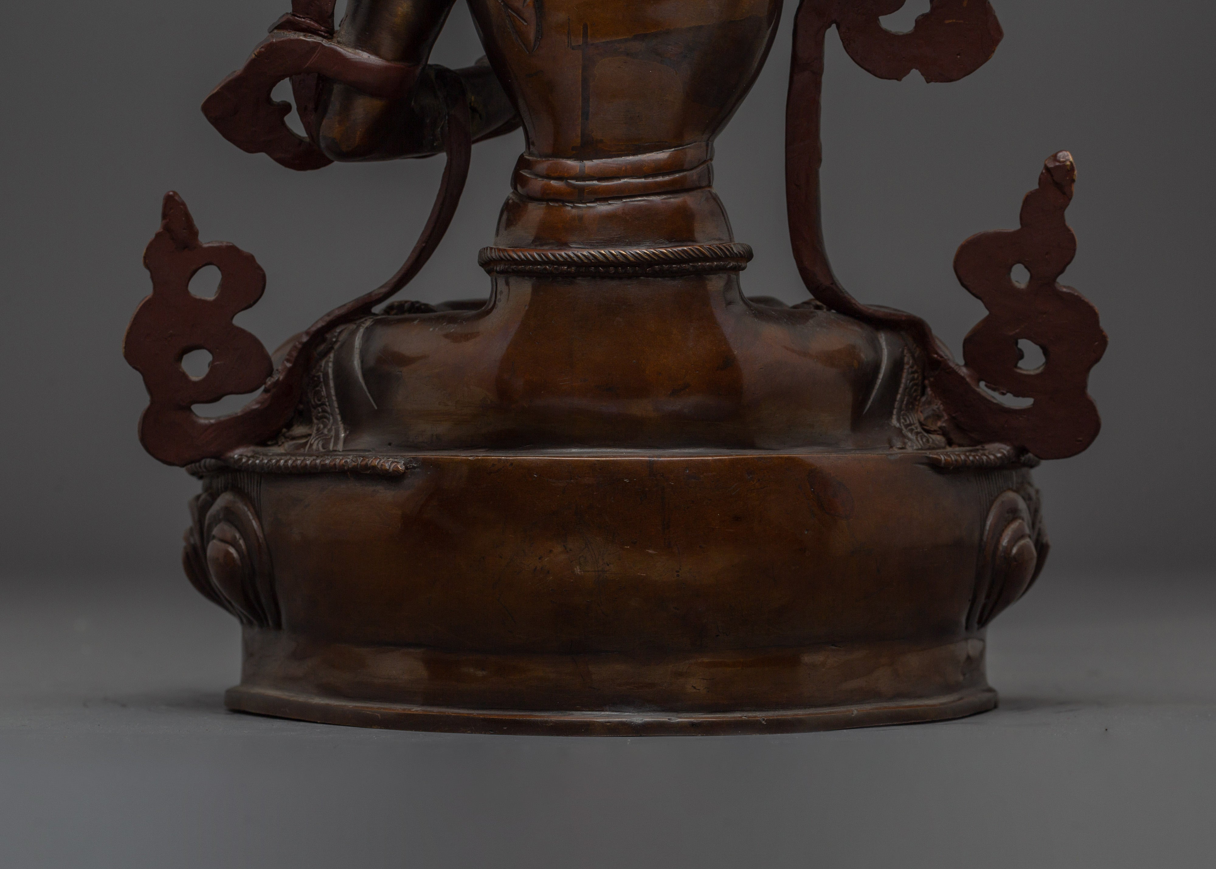 Religious Statue of Manjushri | Sculpture with Flaming Sword