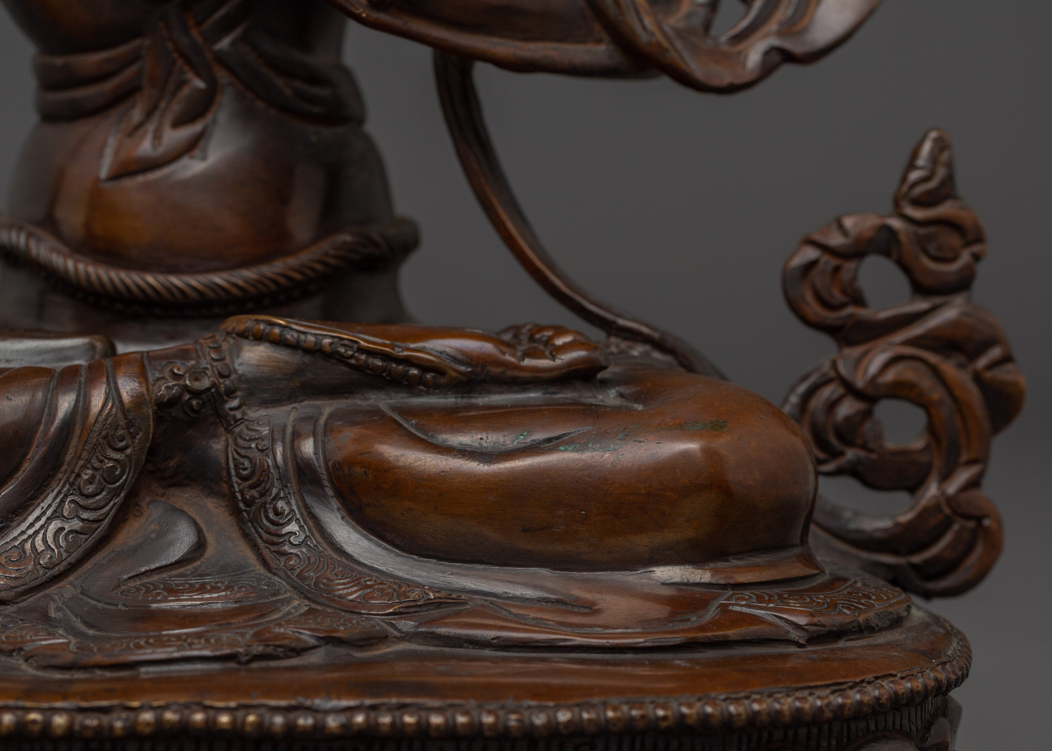 Religious Statue of Manjushri | Sculpture with Flaming Sword