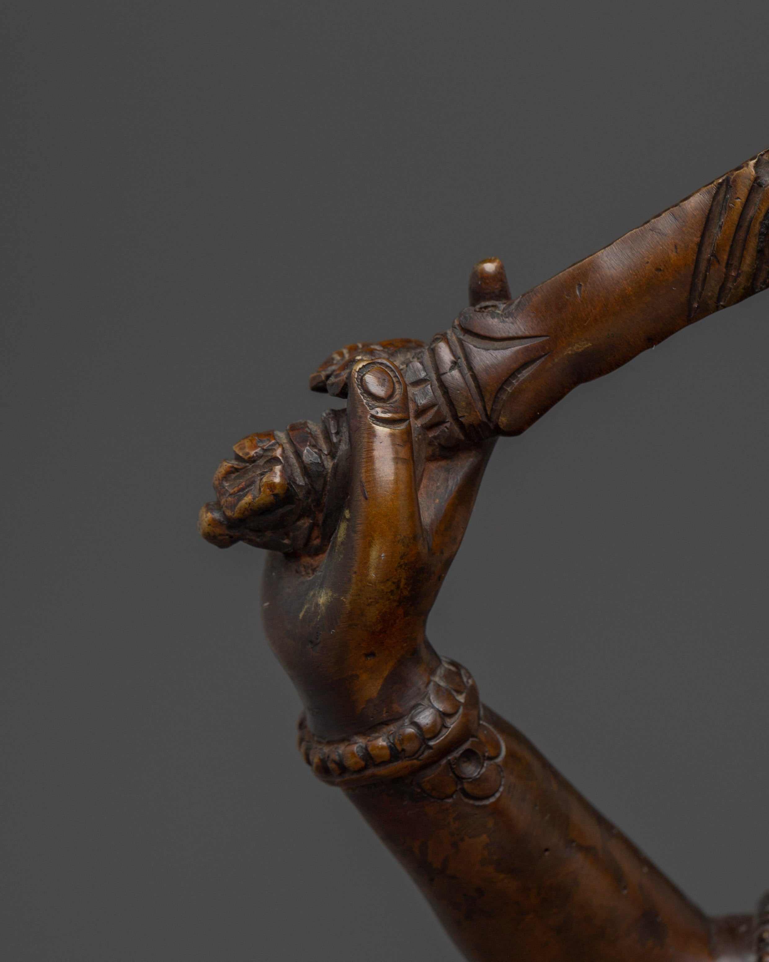 Religious Statue of Manjushri | Sculpture with Flaming Sword