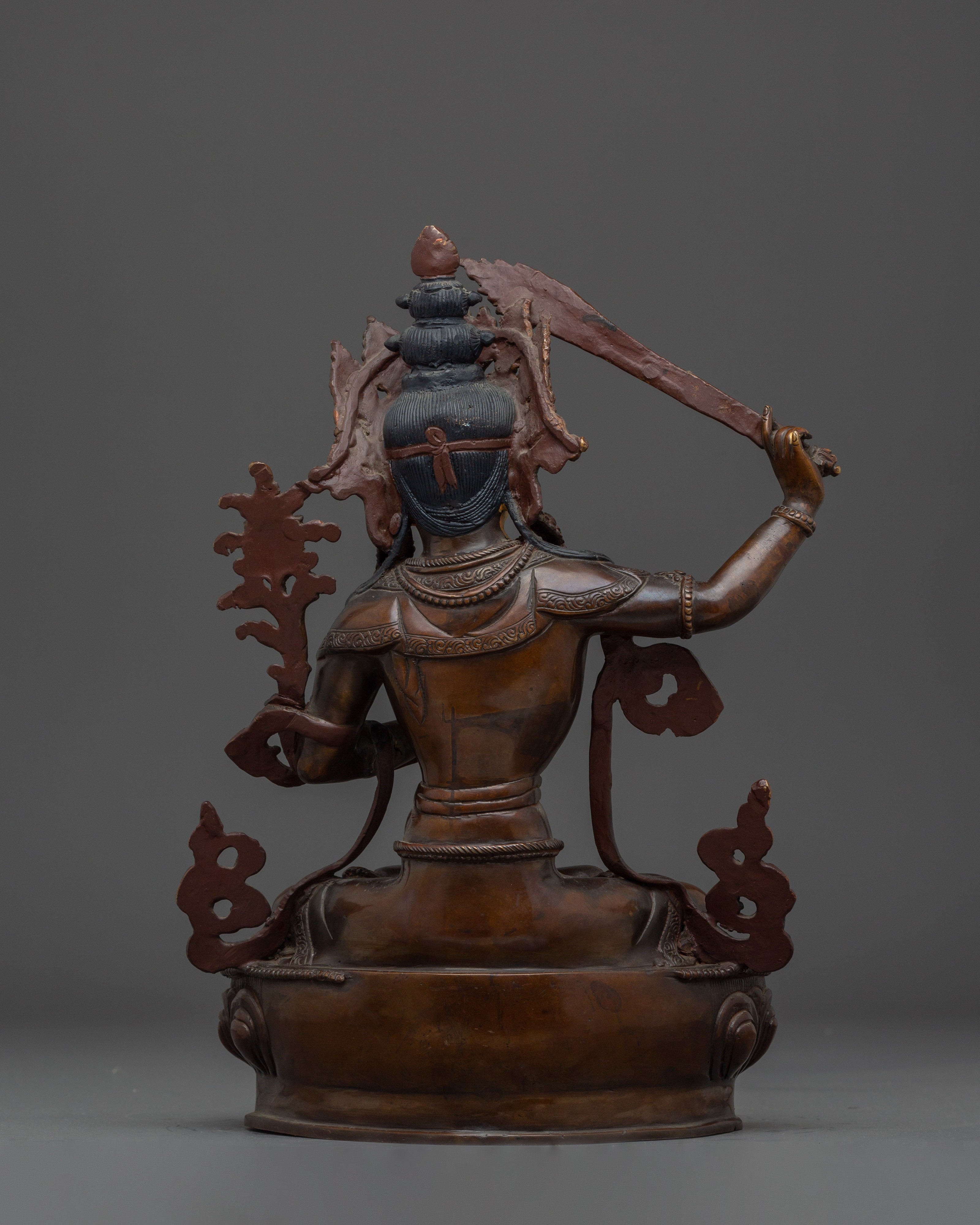 Religious Statue of Manjushri | Sculpture with Flaming Sword