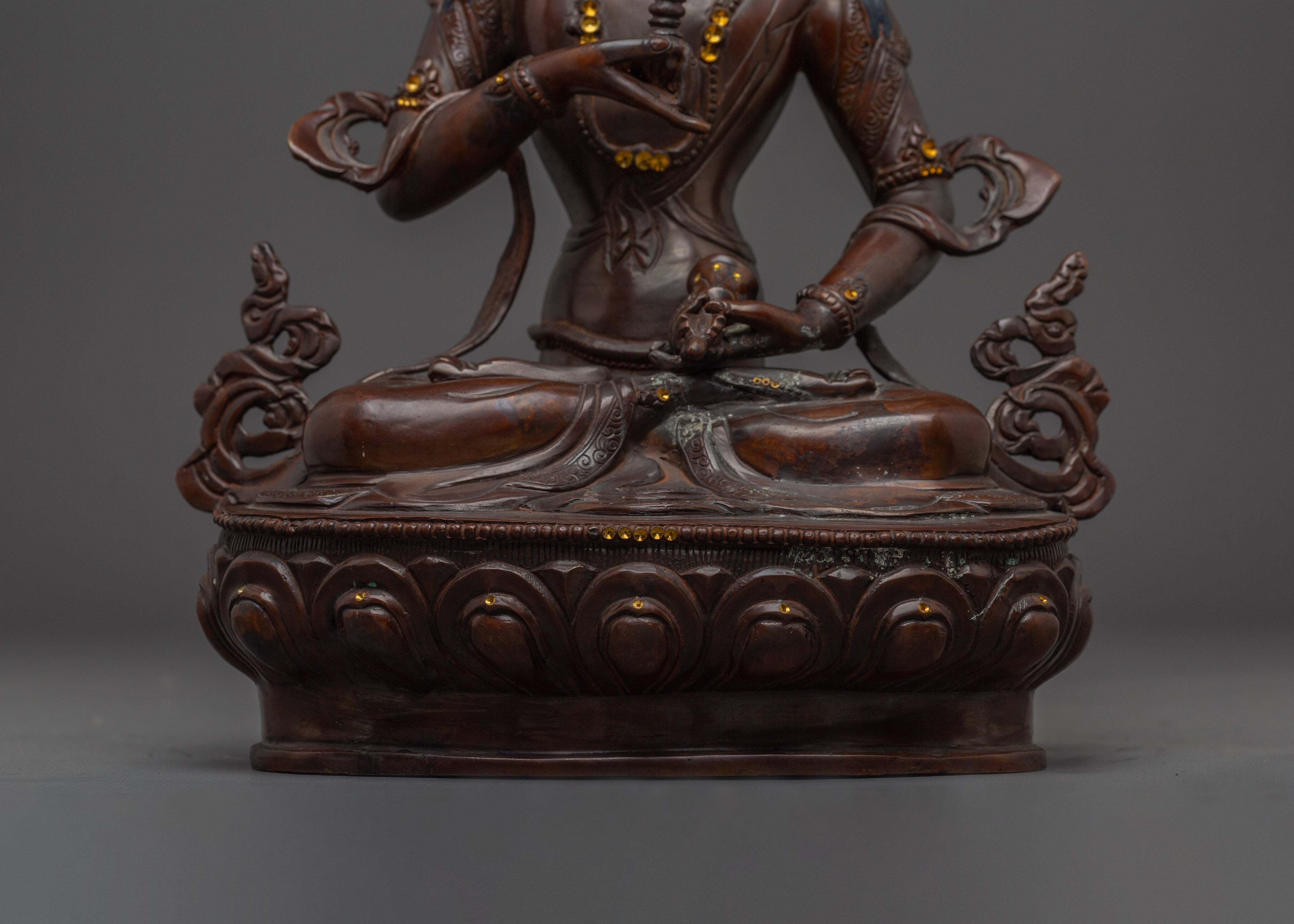 Buddhist Deity Vajrasattva Statue | Tibetan Purification Deity