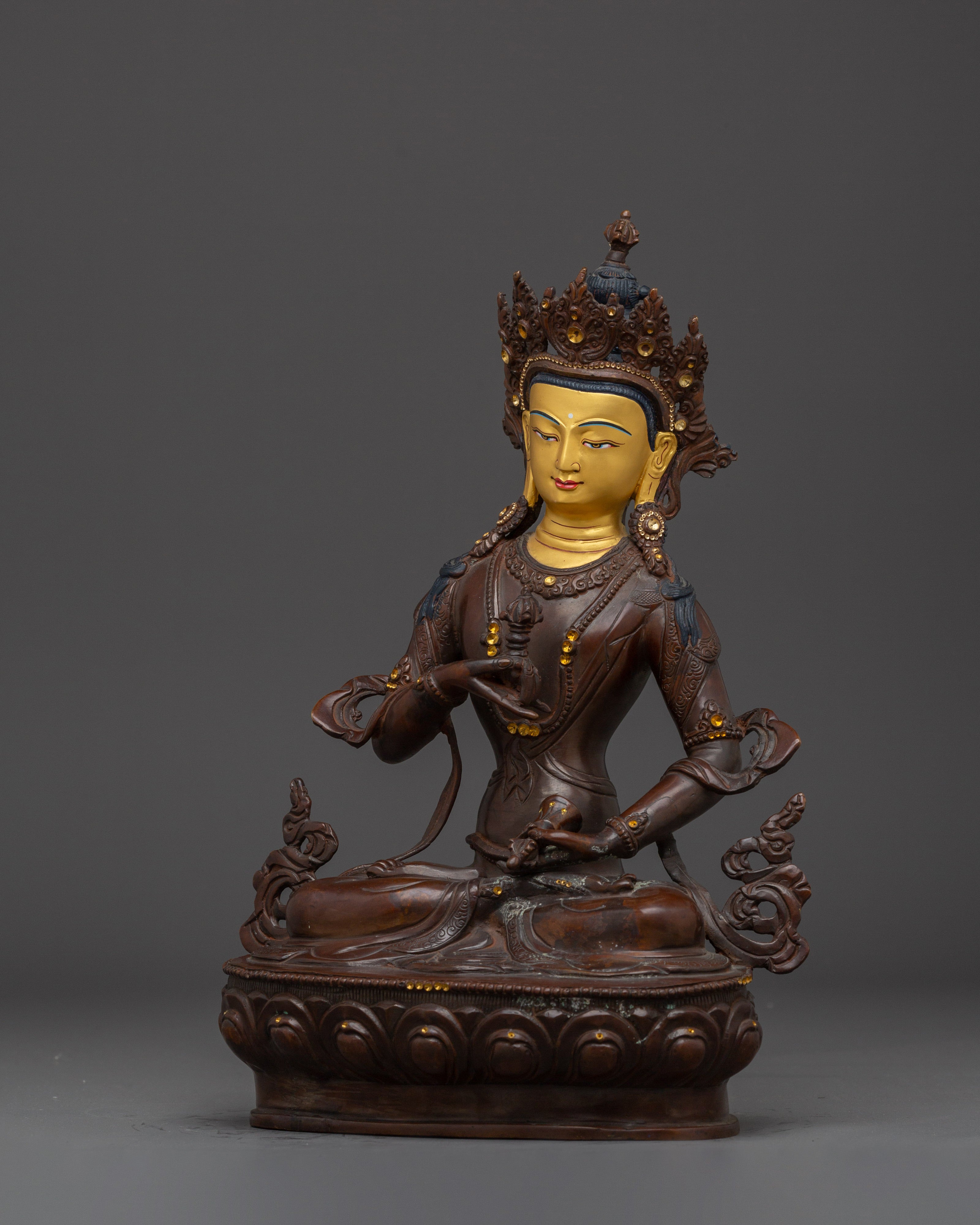 Buddhist Deity Vajrasattva Statue | Tibetan Purification Deity