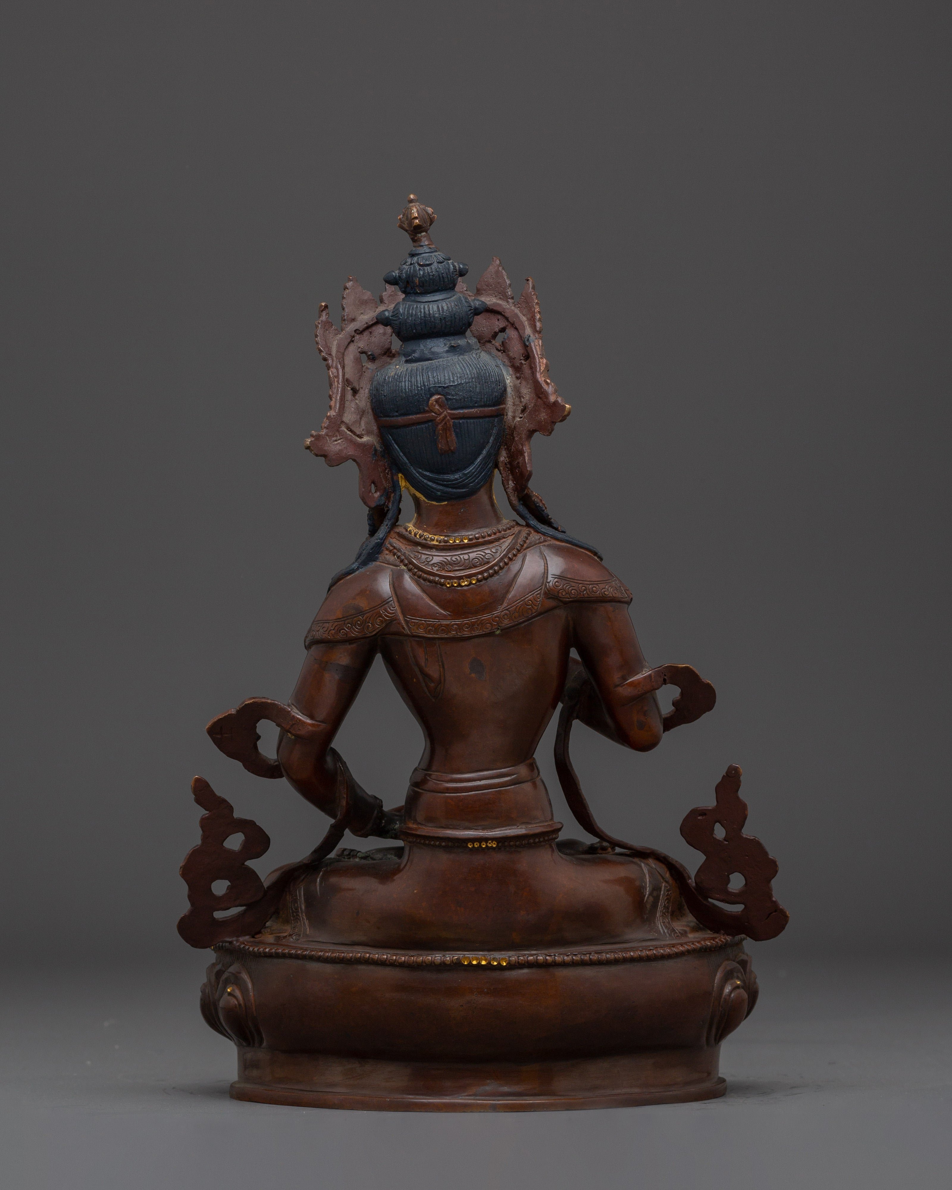 Buddhist Deity Vajrasattva Statue | Tibetan Purification Deity