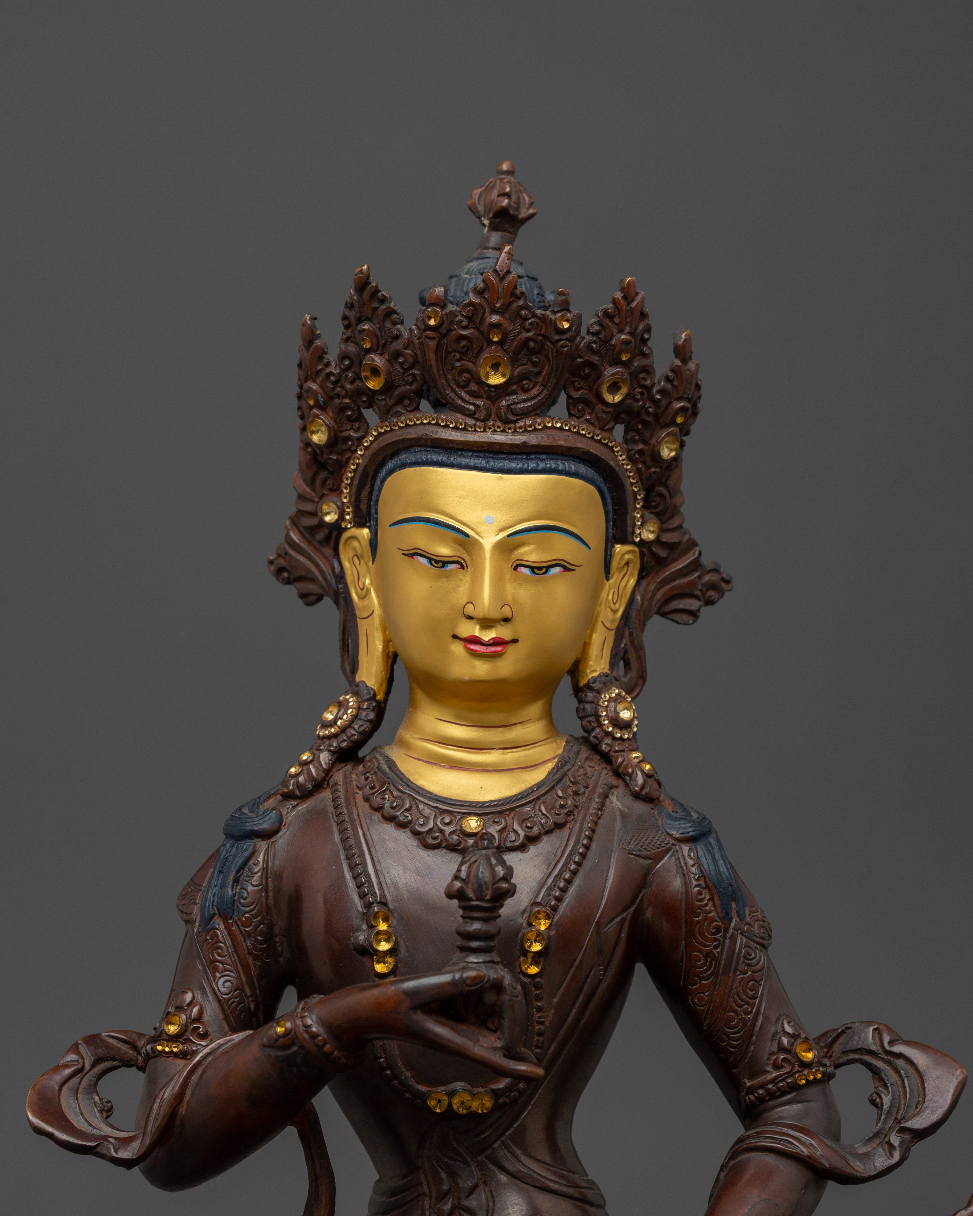 Buddhist Deity Vajrasattva Statue | Tibetan Purification Deity