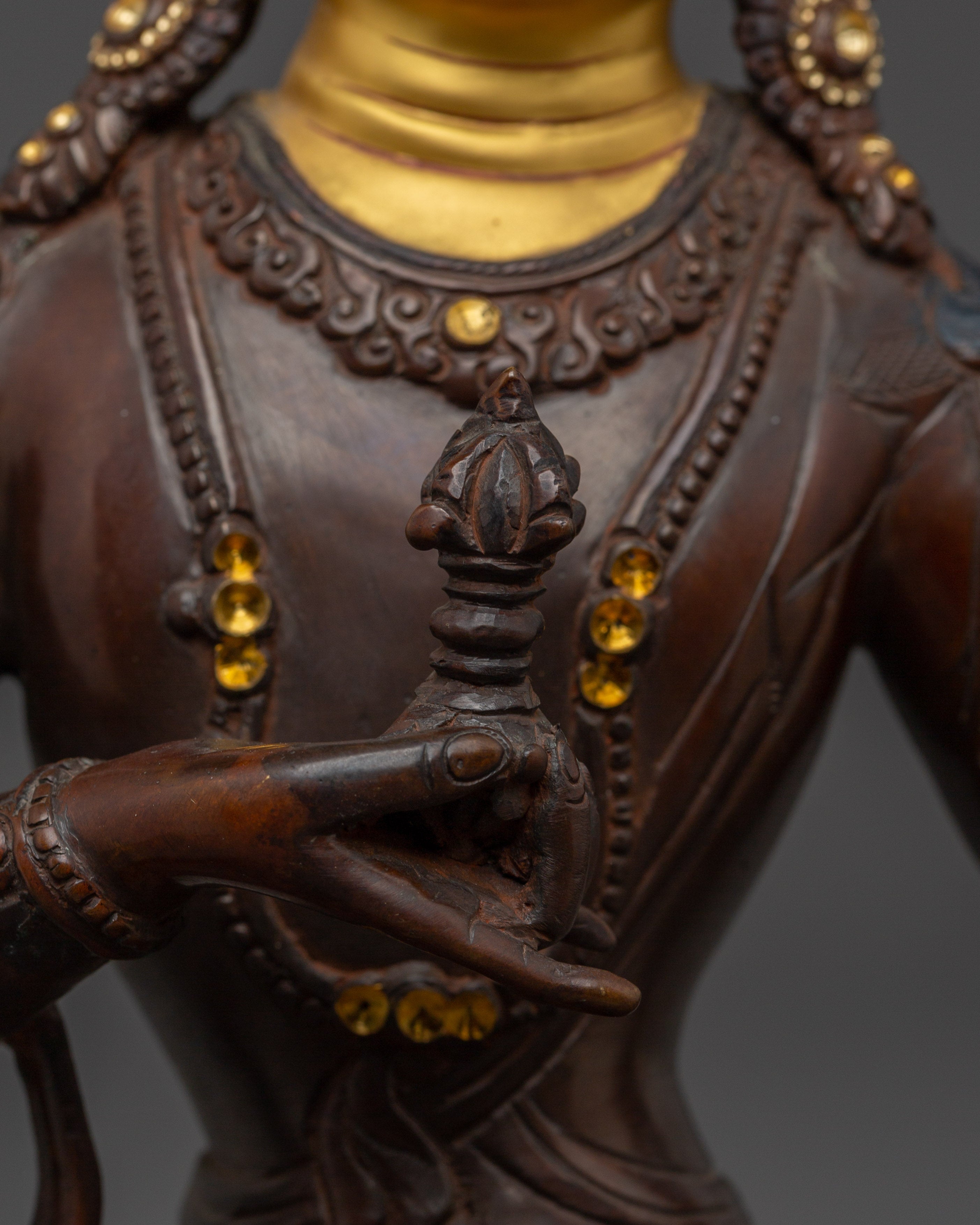 Buddhist Deity Vajrasattva Statue | Tibetan Purification Deity