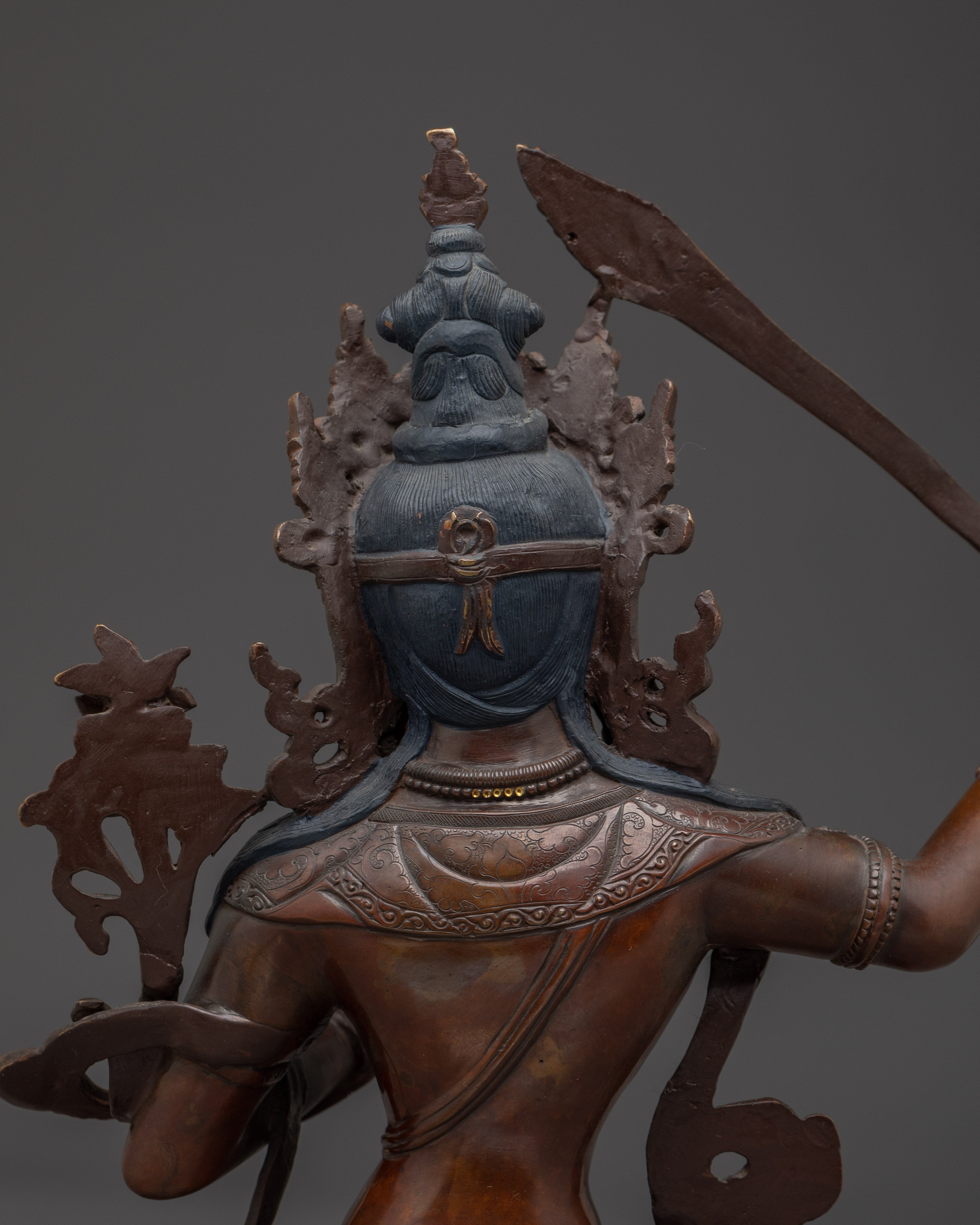Buddhist wisdom deity Manjushri Art | Embodiment of Insight