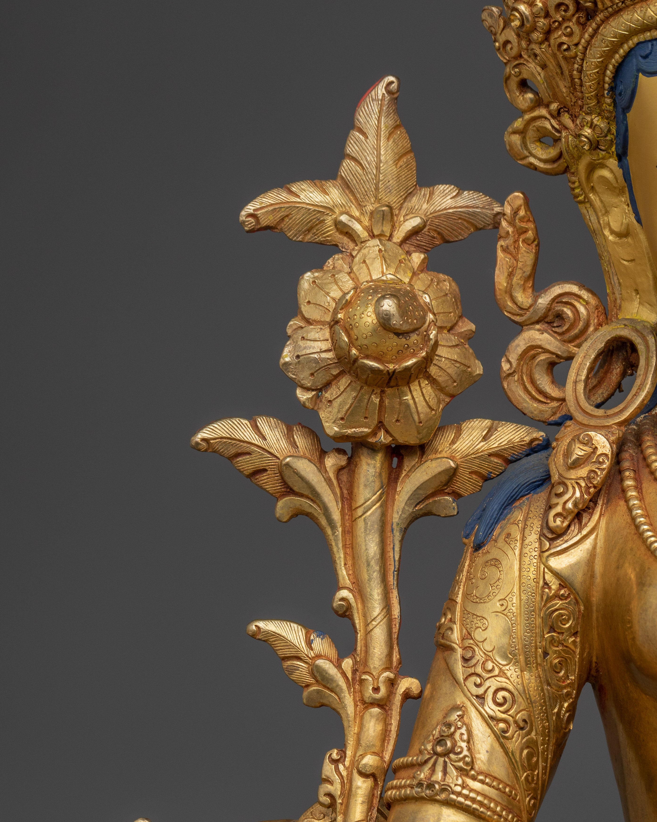 Buddhist Compassionate Goddess Sita Tara | Tibetan Art of White Tara