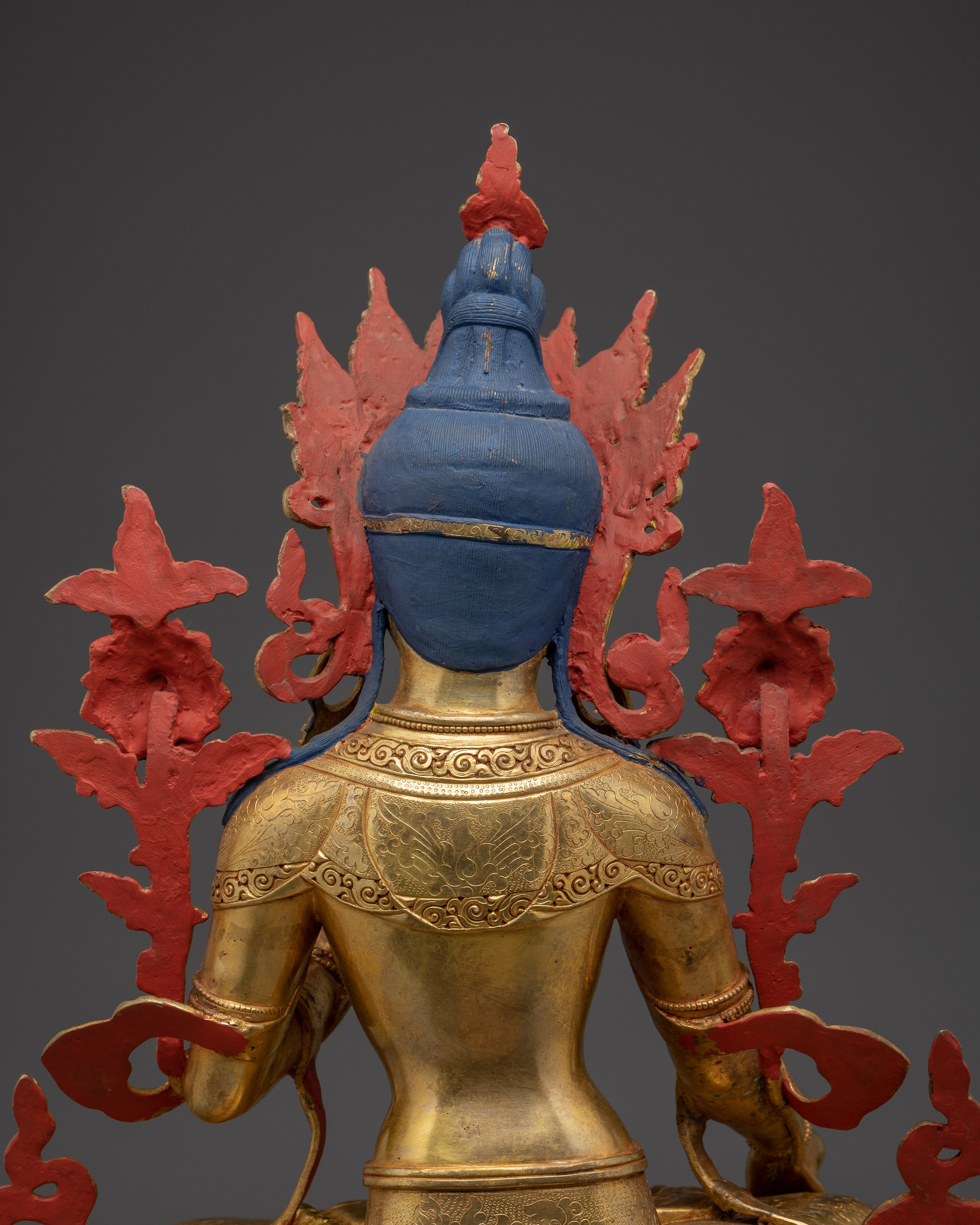 Buddhist Compassionate Goddess Sita Tara | Tibetan Art of White Tara