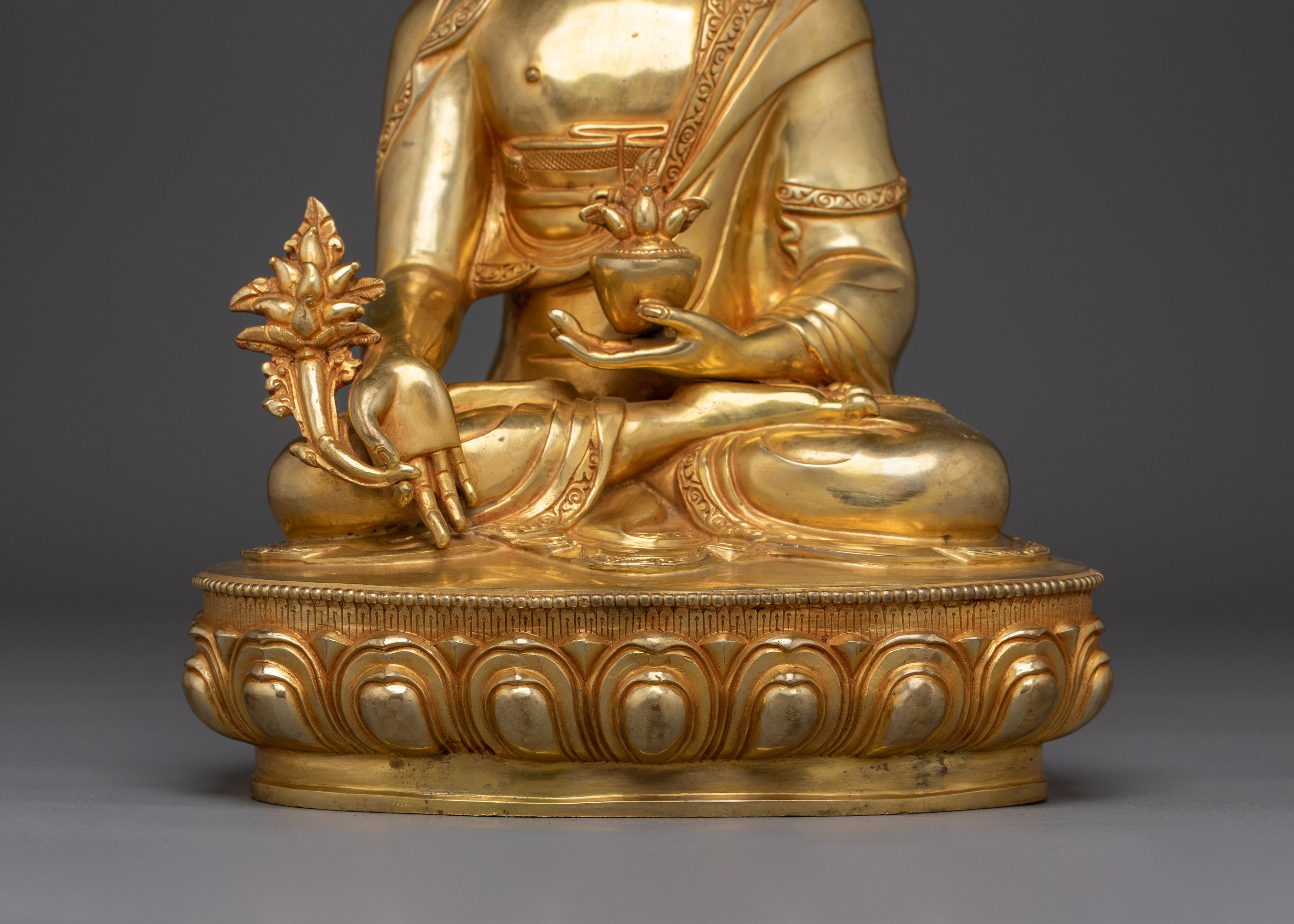 Handcrafted Art of Medicine Buddha | Himalayan Buddhism Deity