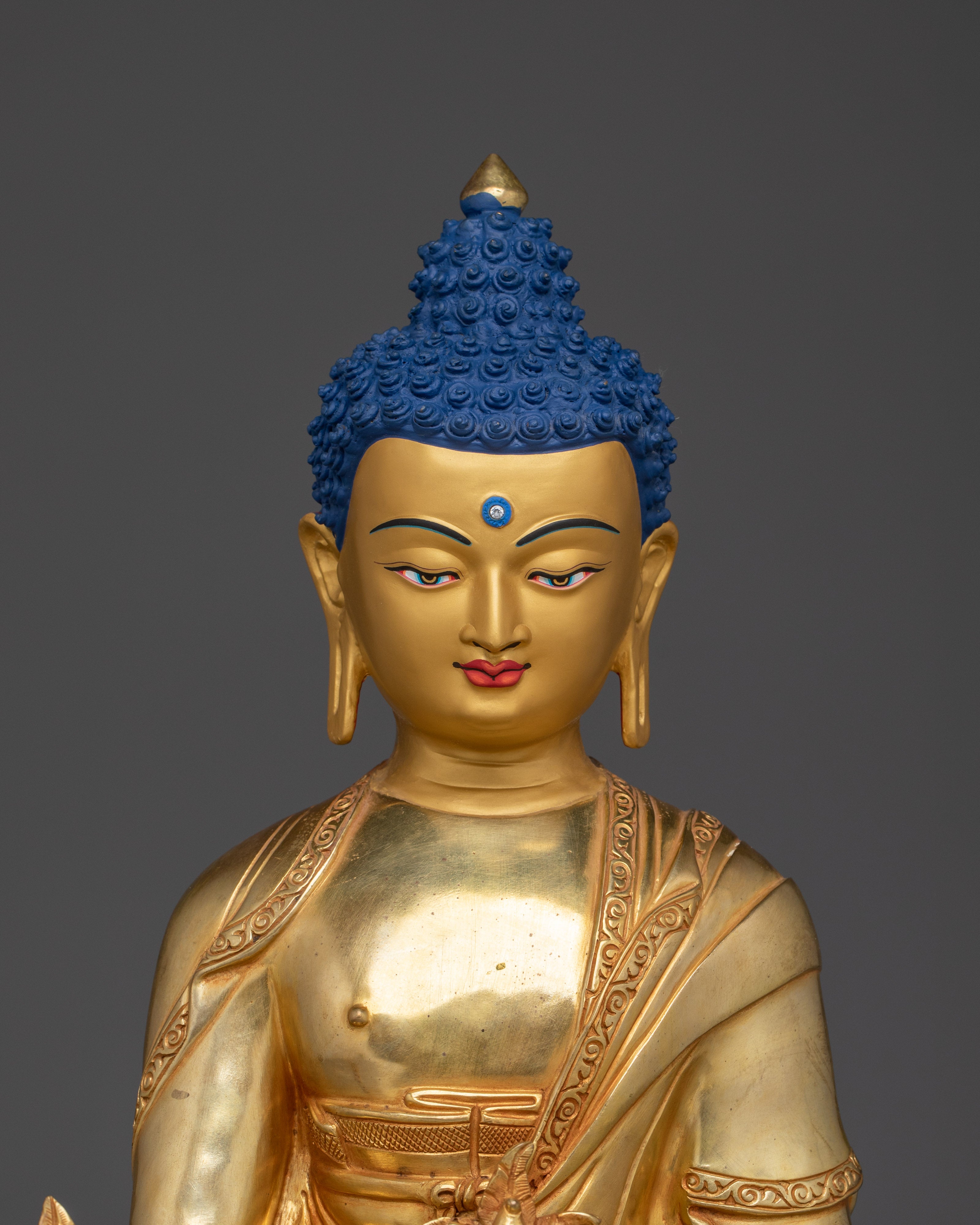 Handcrafted Art of Medicine Buddha | Himalayan Buddhism Deity