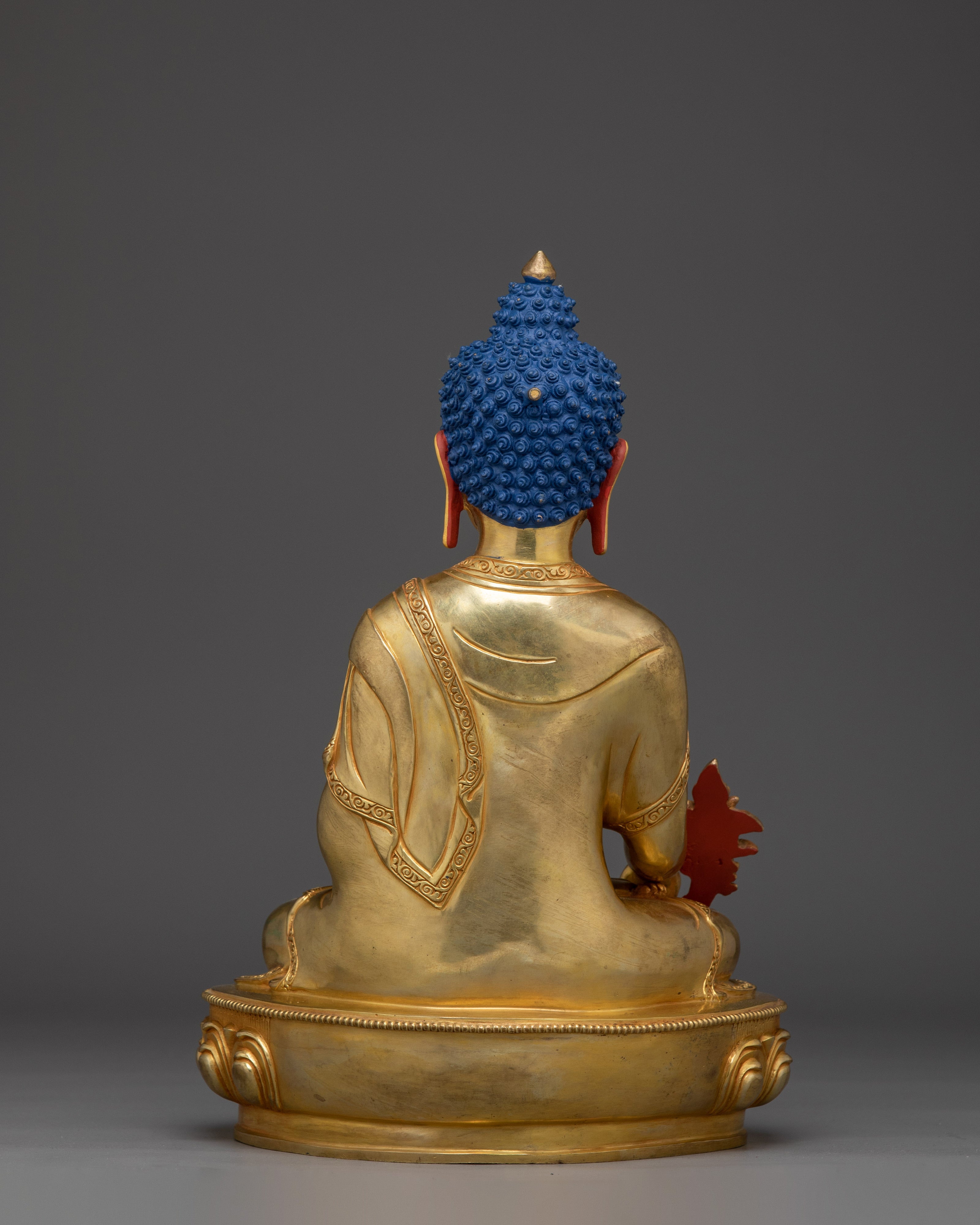 Handcrafted Art of Medicine Buddha | Himalayan Buddhism Deity