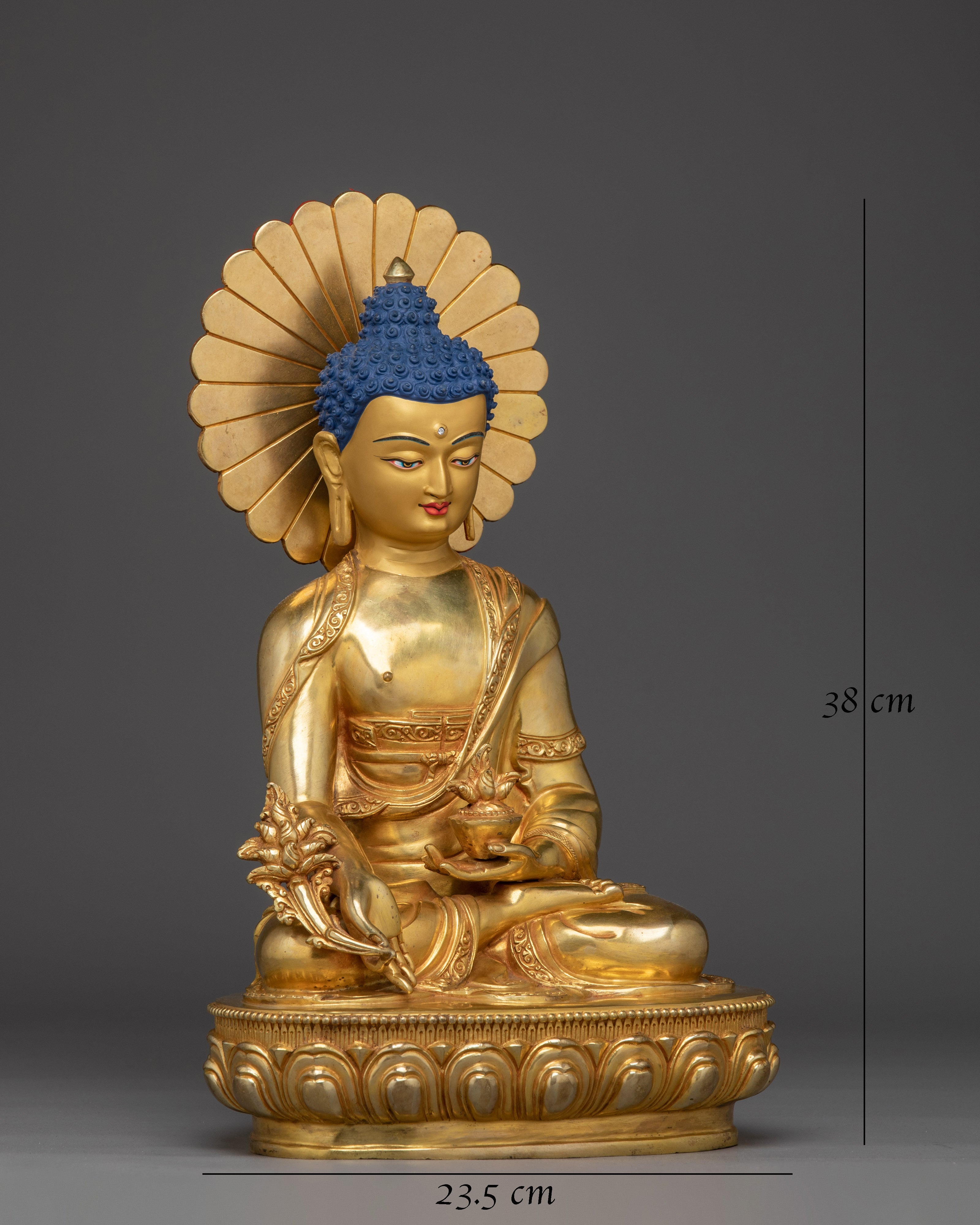 Traditional Buddhist Medicine Buddha Statue