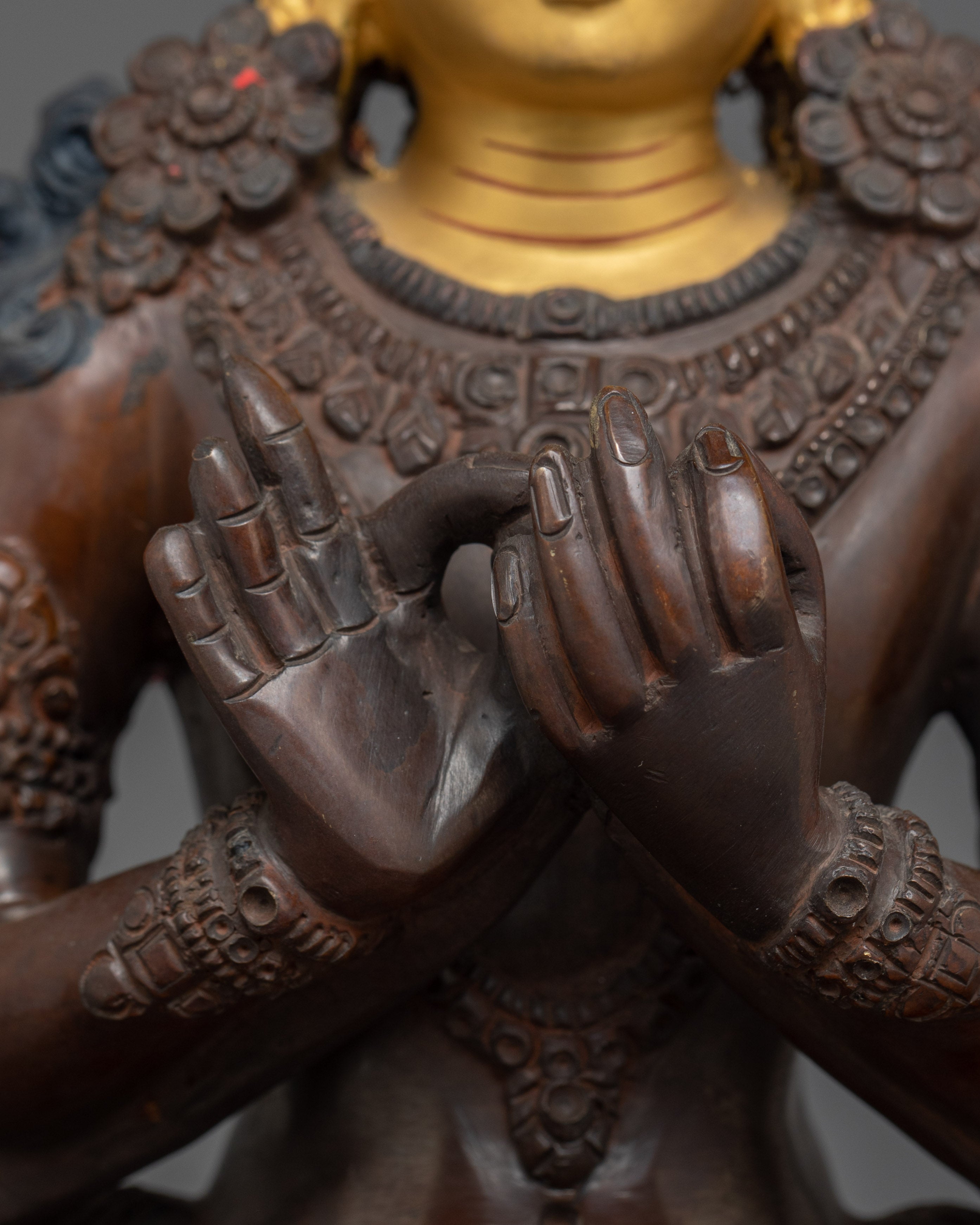 Wisdom Embodiment Manjushri Statue | Himalayan Handcrafted Artwork