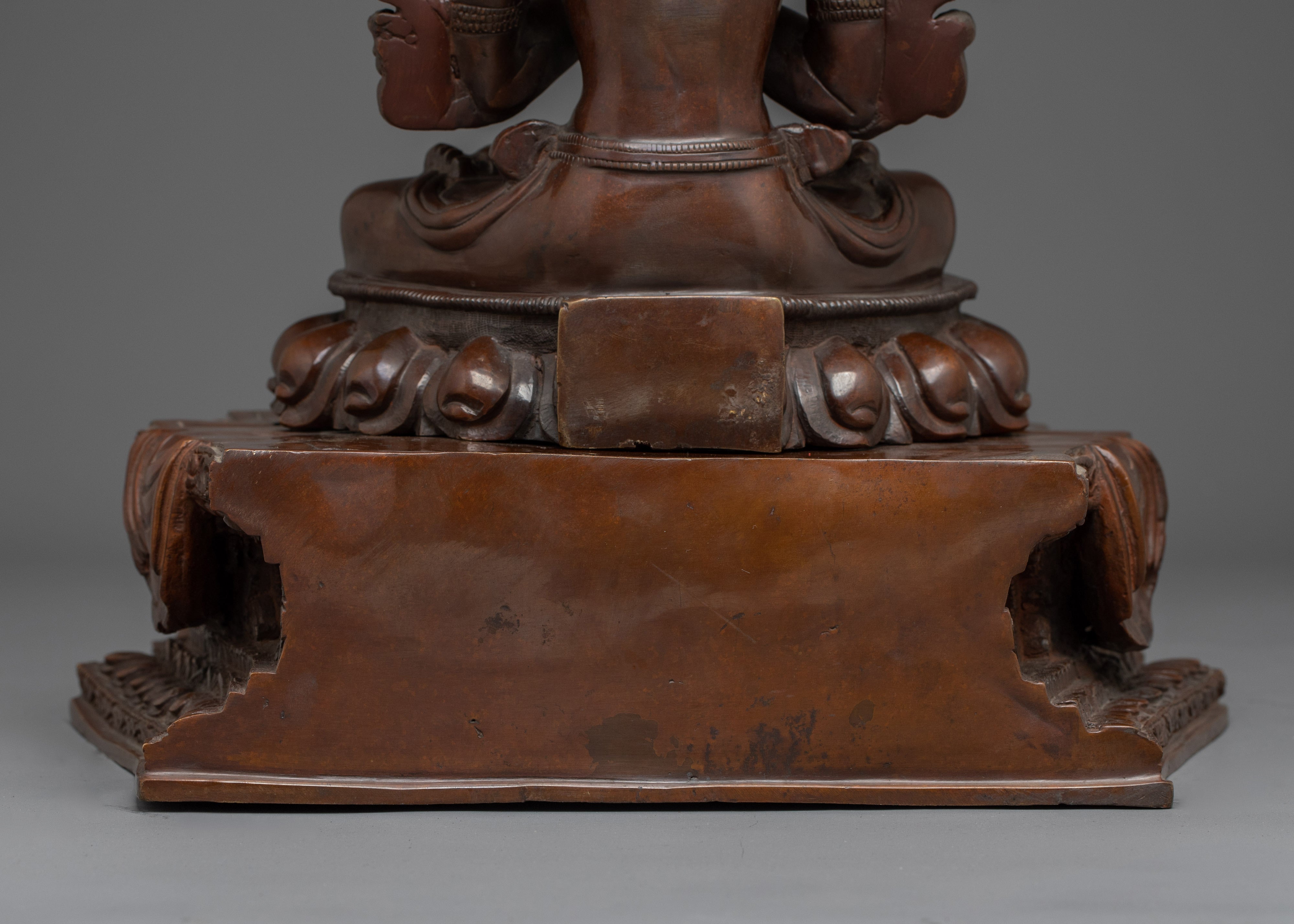 Wisdom Embodiment Manjushri Statue | Himalayan Handcrafted Artwork