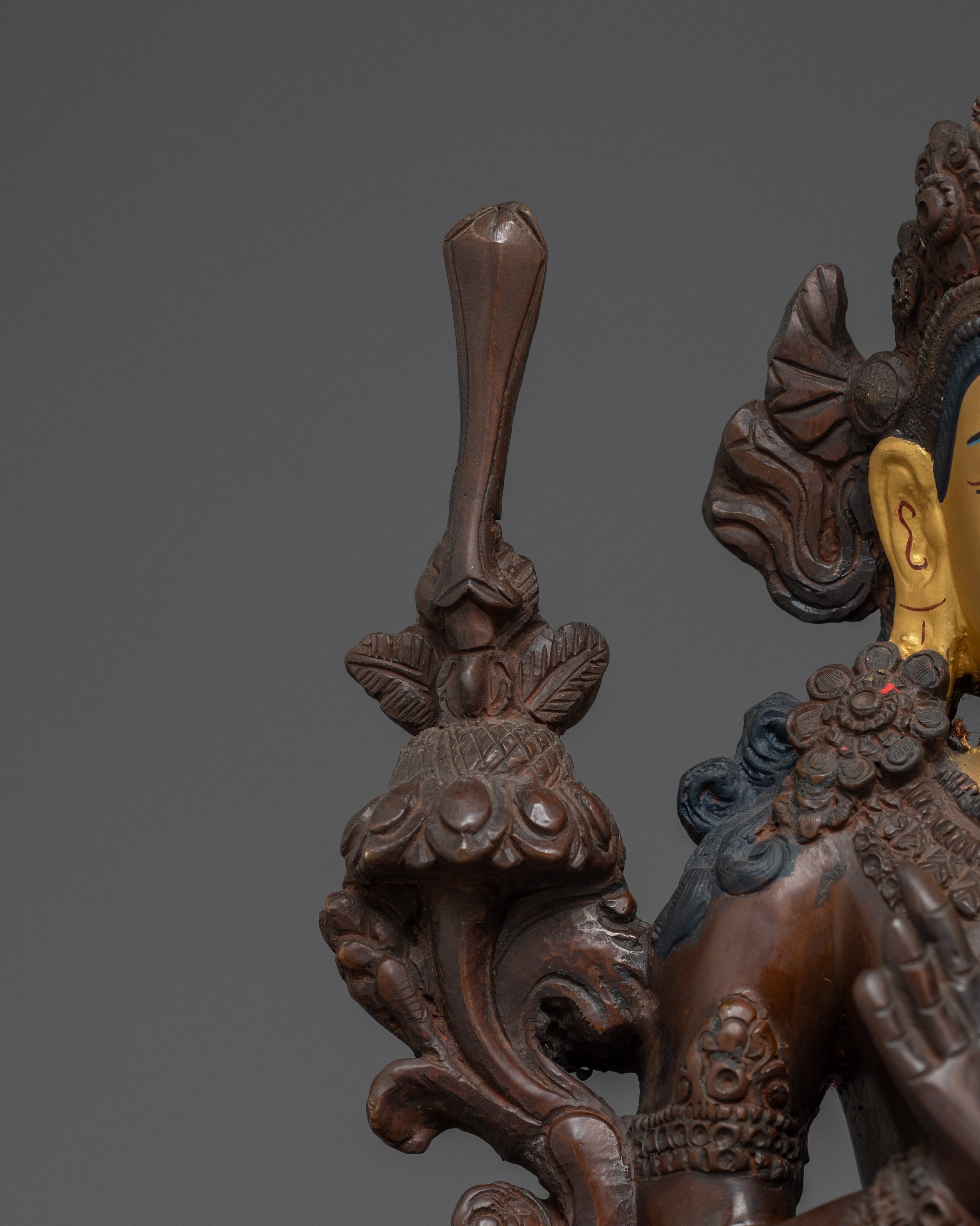 Wisdom Embodiment Manjushri Statue | Himalayan Handcrafted Artwork