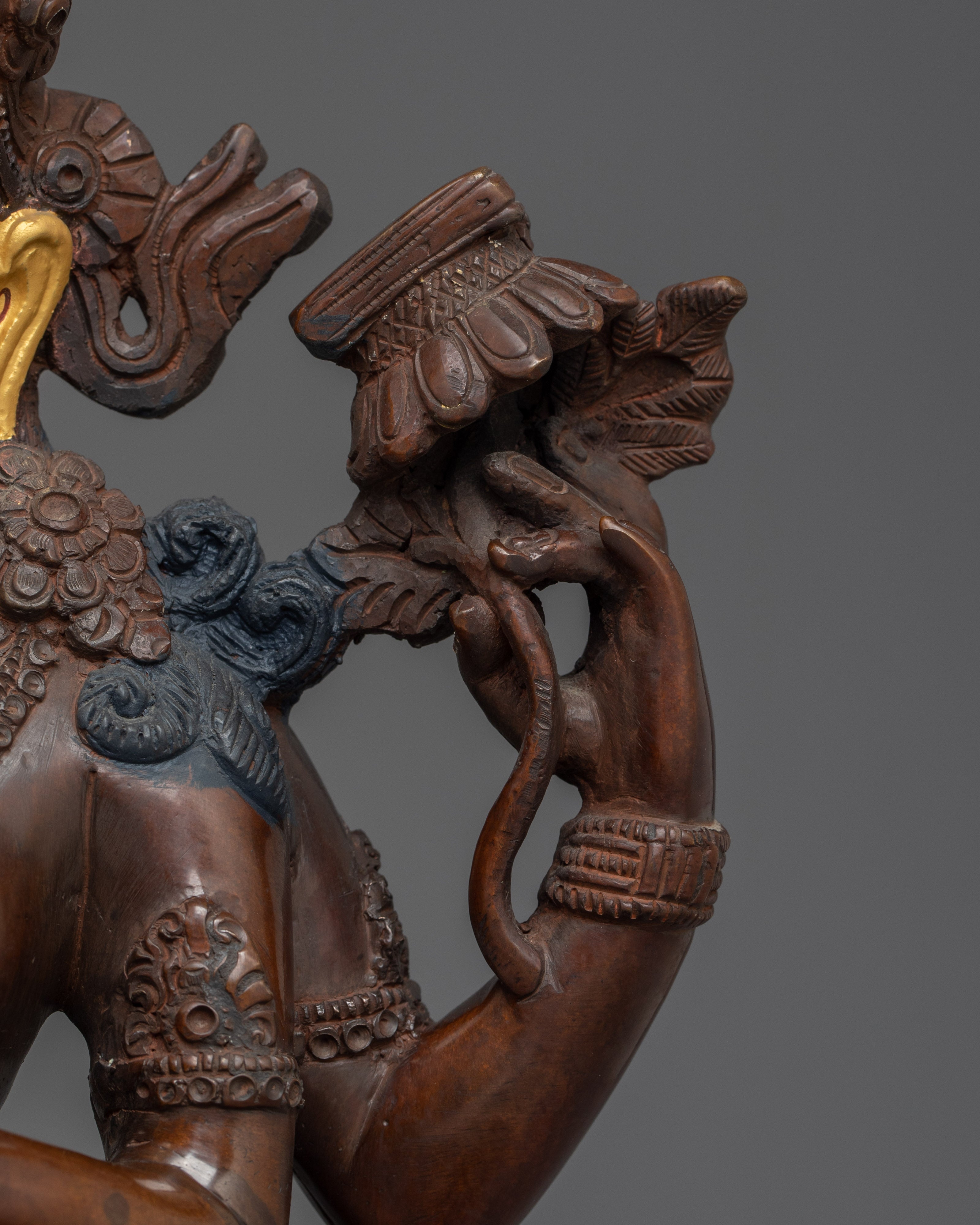 Oxidized Prajnaparamita Statue | Embodiment of Wisdom