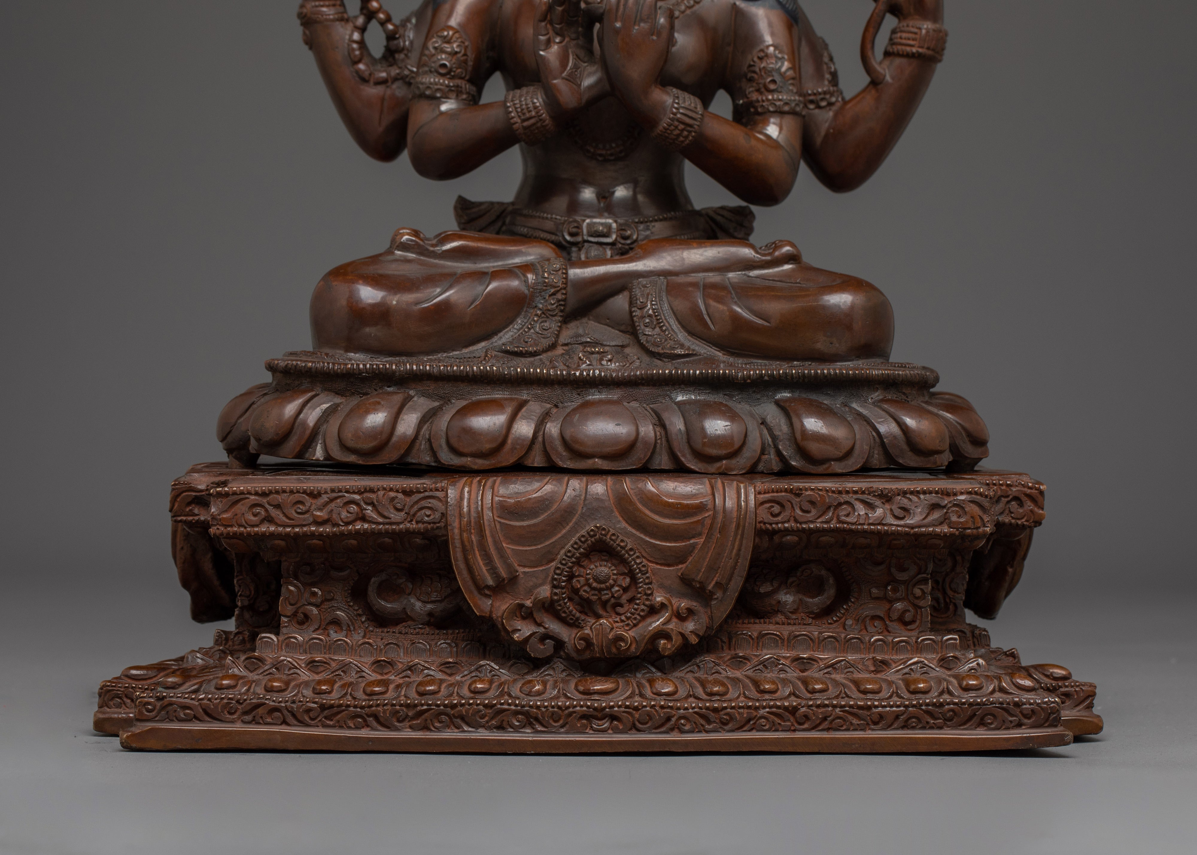Oxidized Prajnaparamita Statue | Embodiment of Wisdom