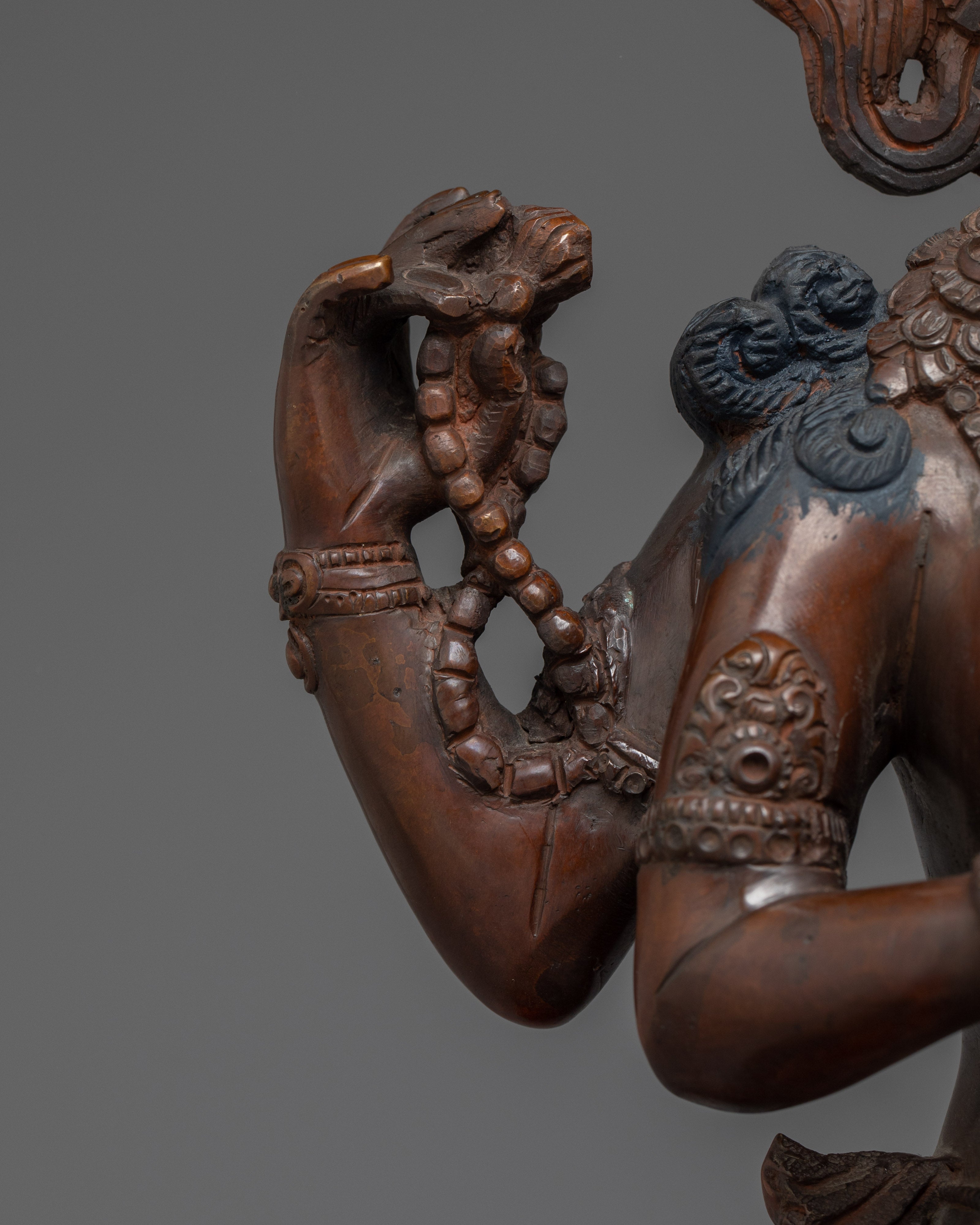 Oxidized Prajnaparamita Statue | Embodiment of Wisdom