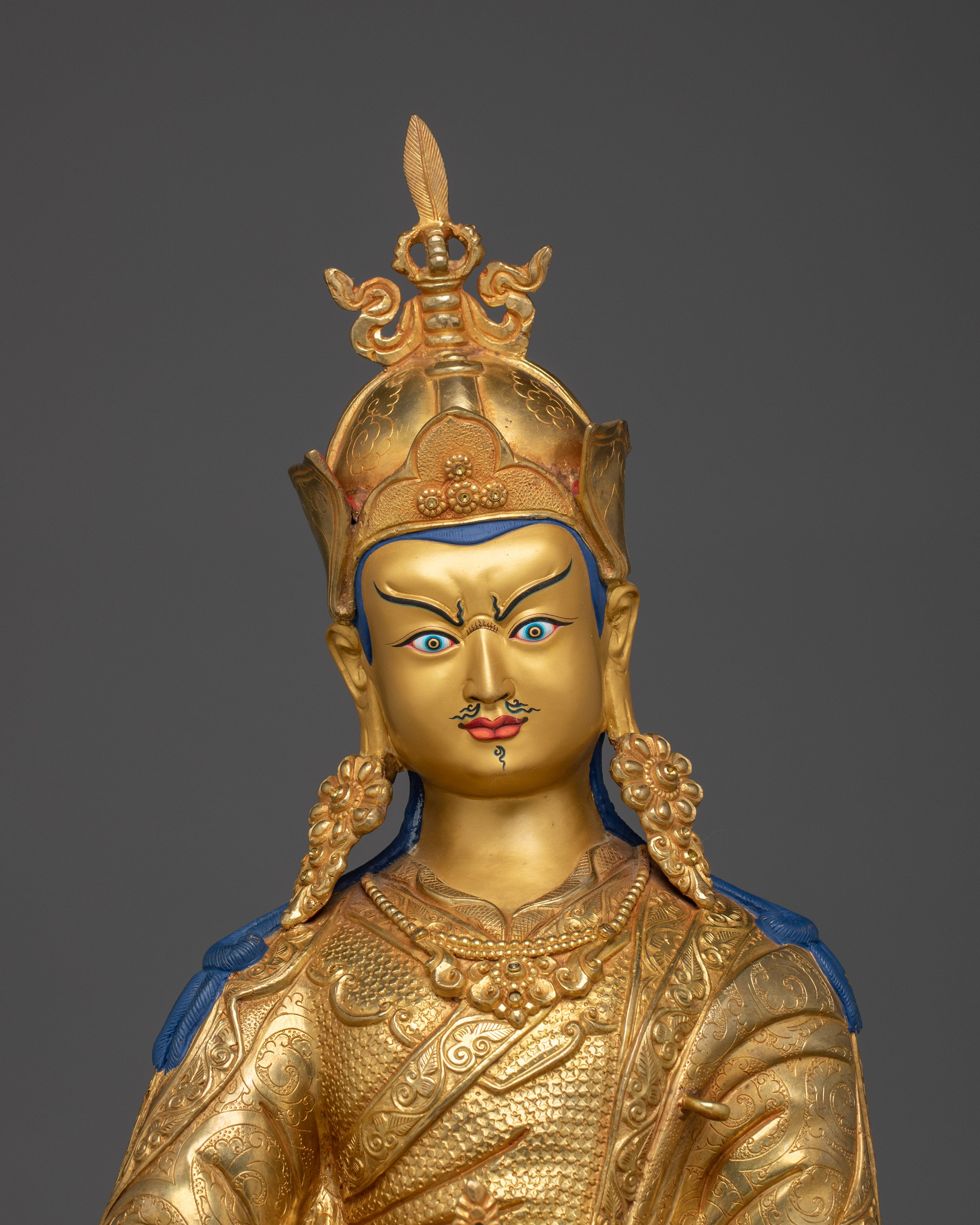 Himalayan Guru Rinpoche Statue | Padmasambhava Handmade Artwork