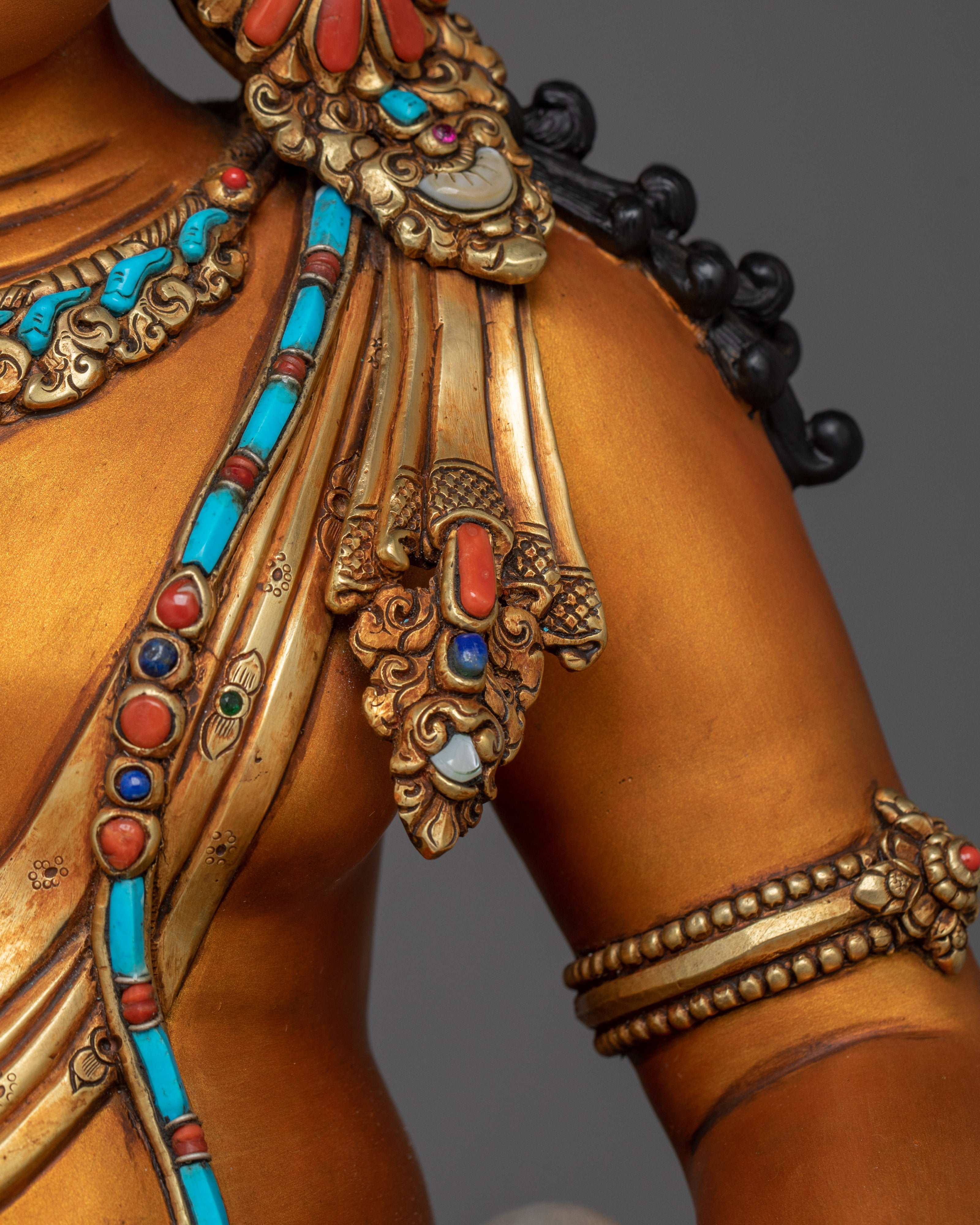 Handmade Religious Dzambhala Statue | The Guardian of Prosperity