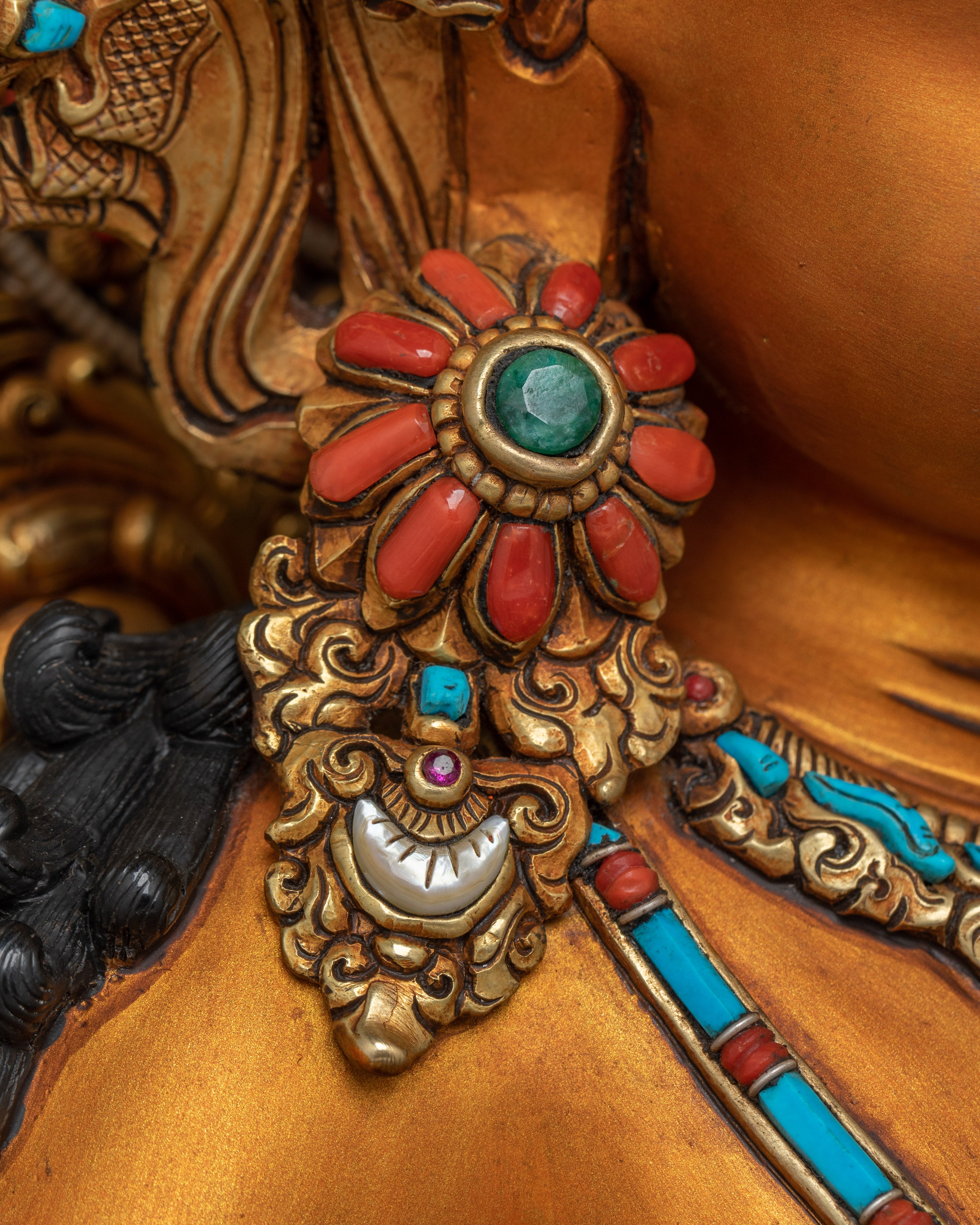 Handmade Religious Dzambhala Statue | The Guardian of Prosperity