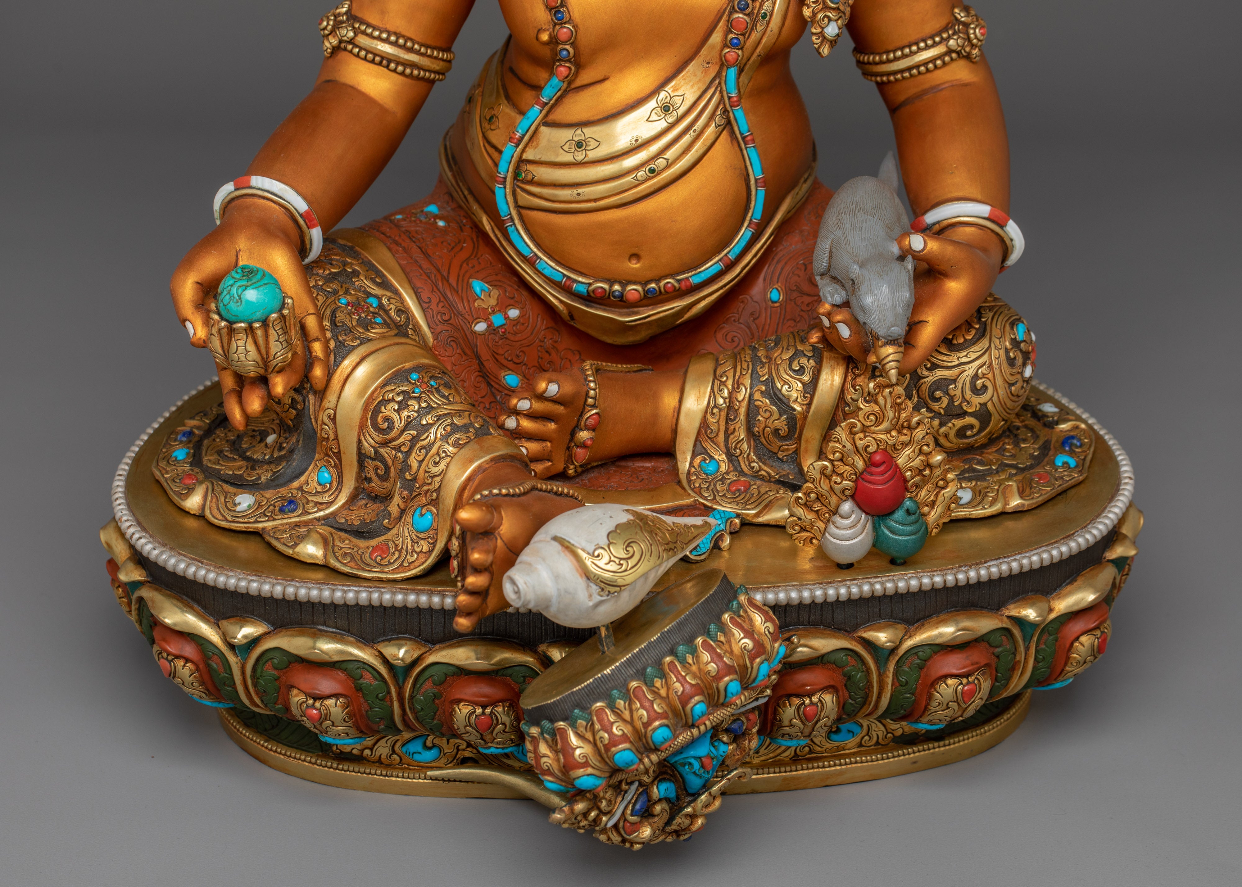 Handmade Religious Dzambhala Statue | The Guardian of Prosperity