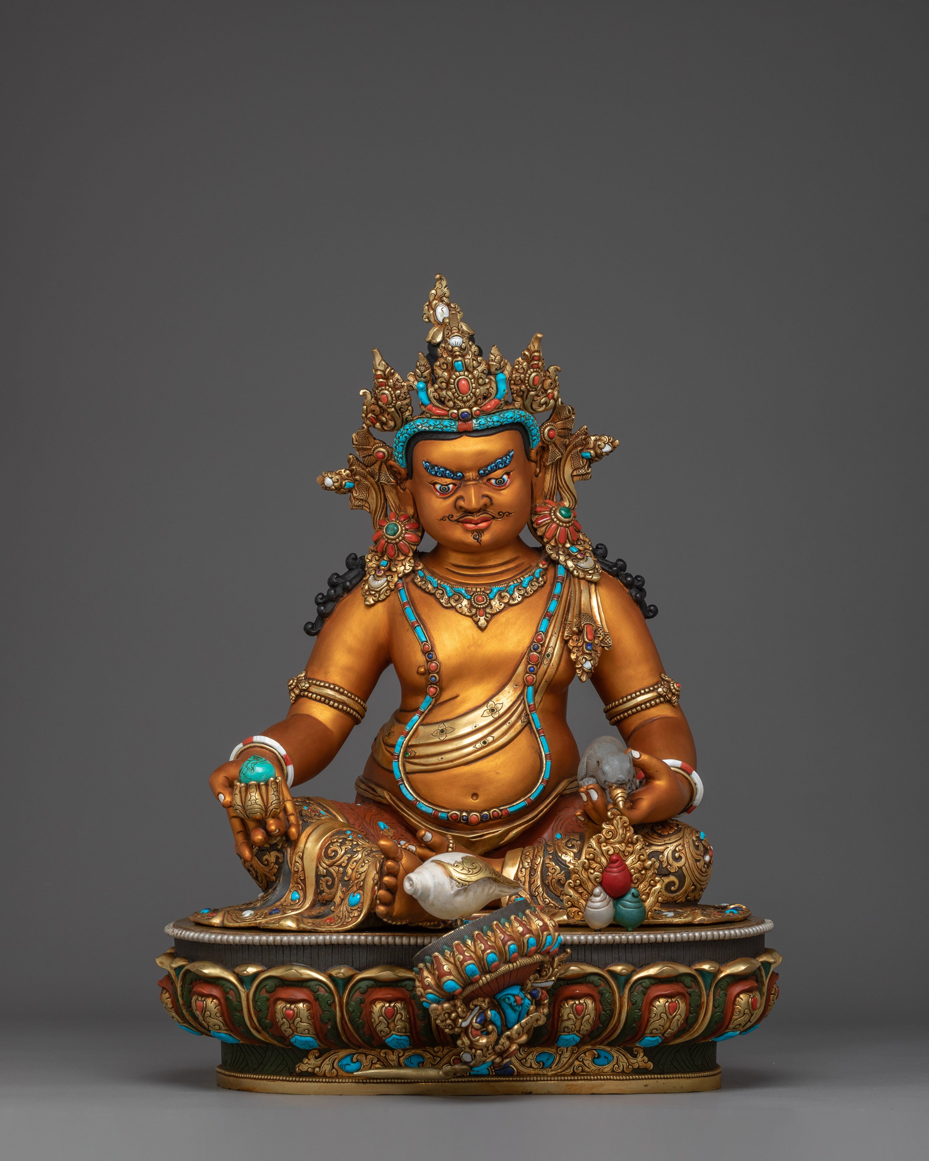 Handmade Religious Dzambhala Statue | The Guardian of Prosperity