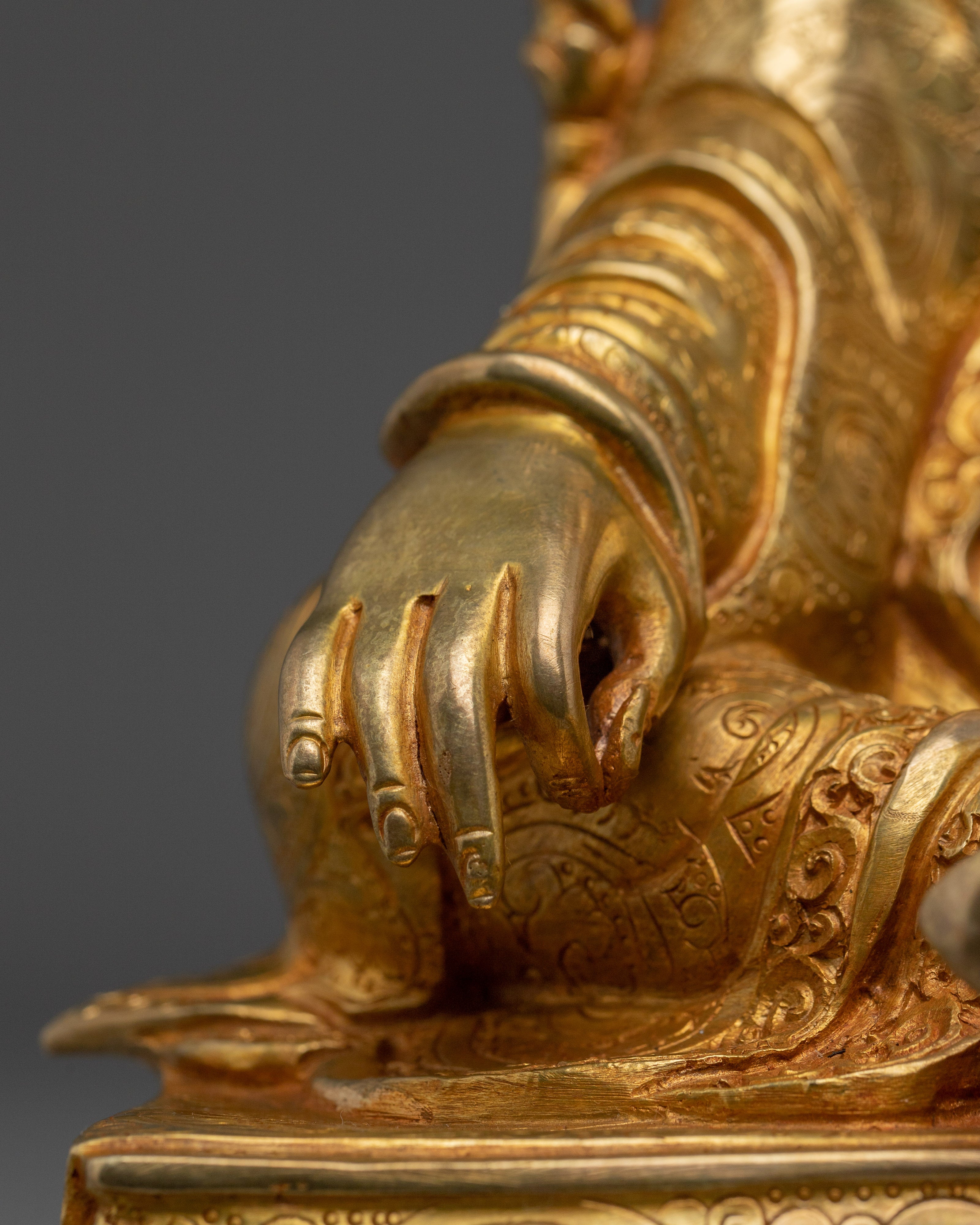 Guru Rinpoche Set Statue | Buddhist Handcrafted Decor