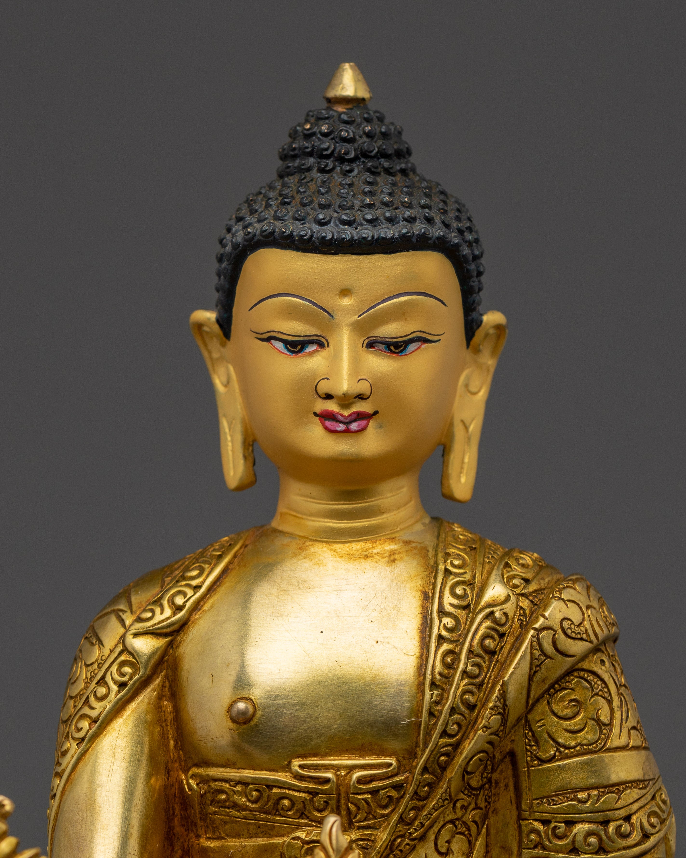 Enlightened Healer Medicine Buddha Statue | Bhaiṣajyaguru Artwork