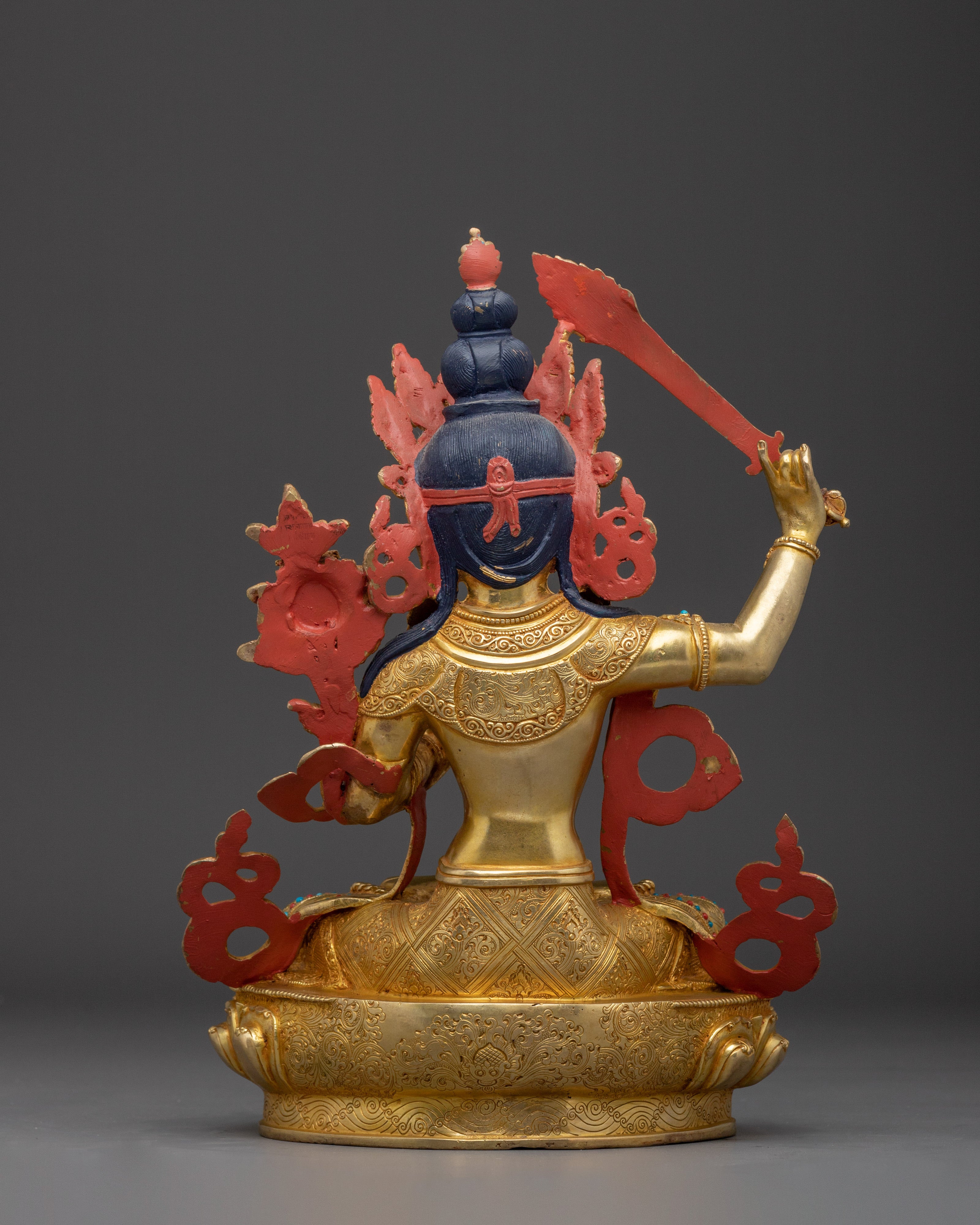 Ultimate Wisdom Being Manjushri Statue | Himalayan Spiritual Artwork