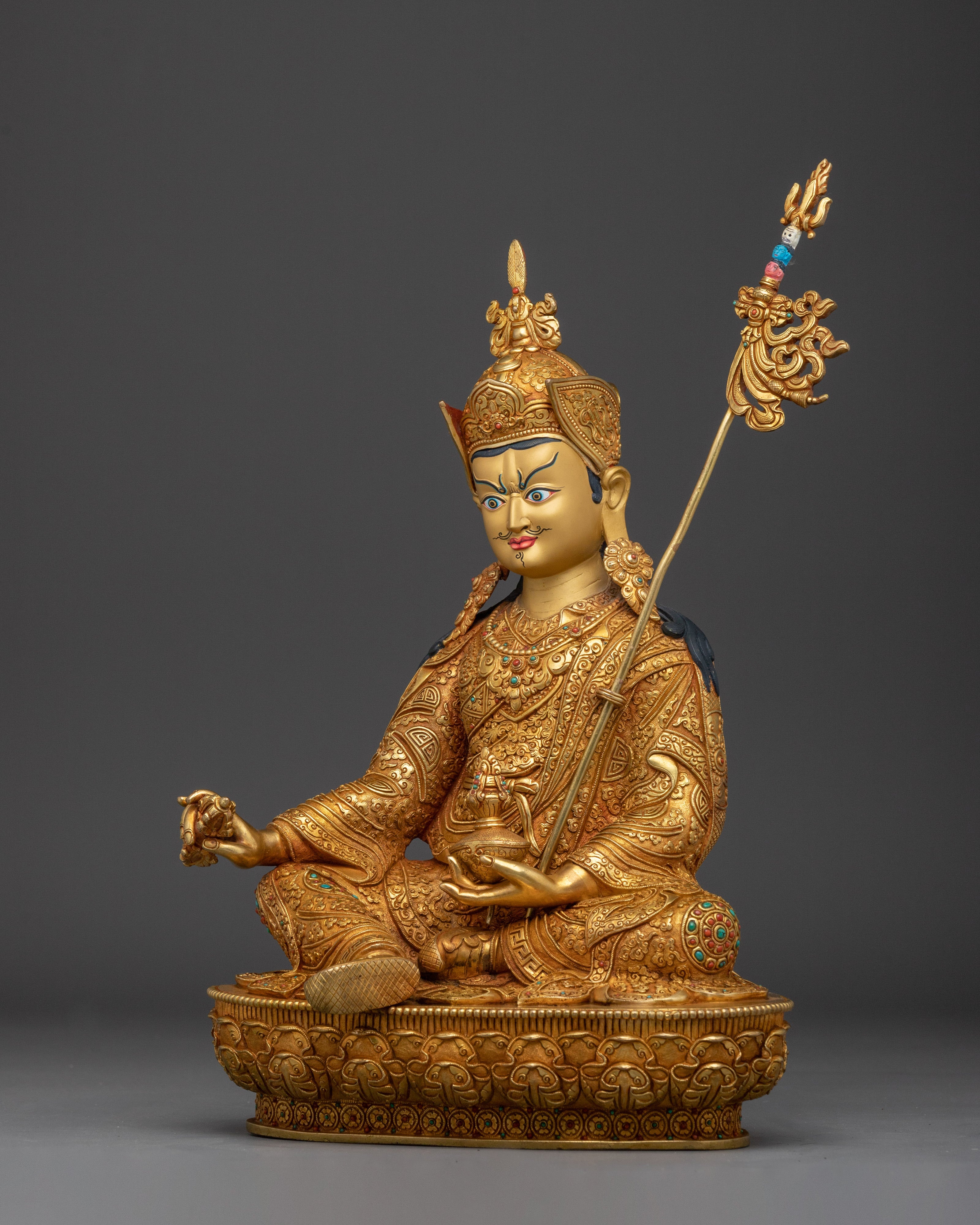 Radiant Guru Rinpoche Art | Himalayan Padmasambhava Artwork