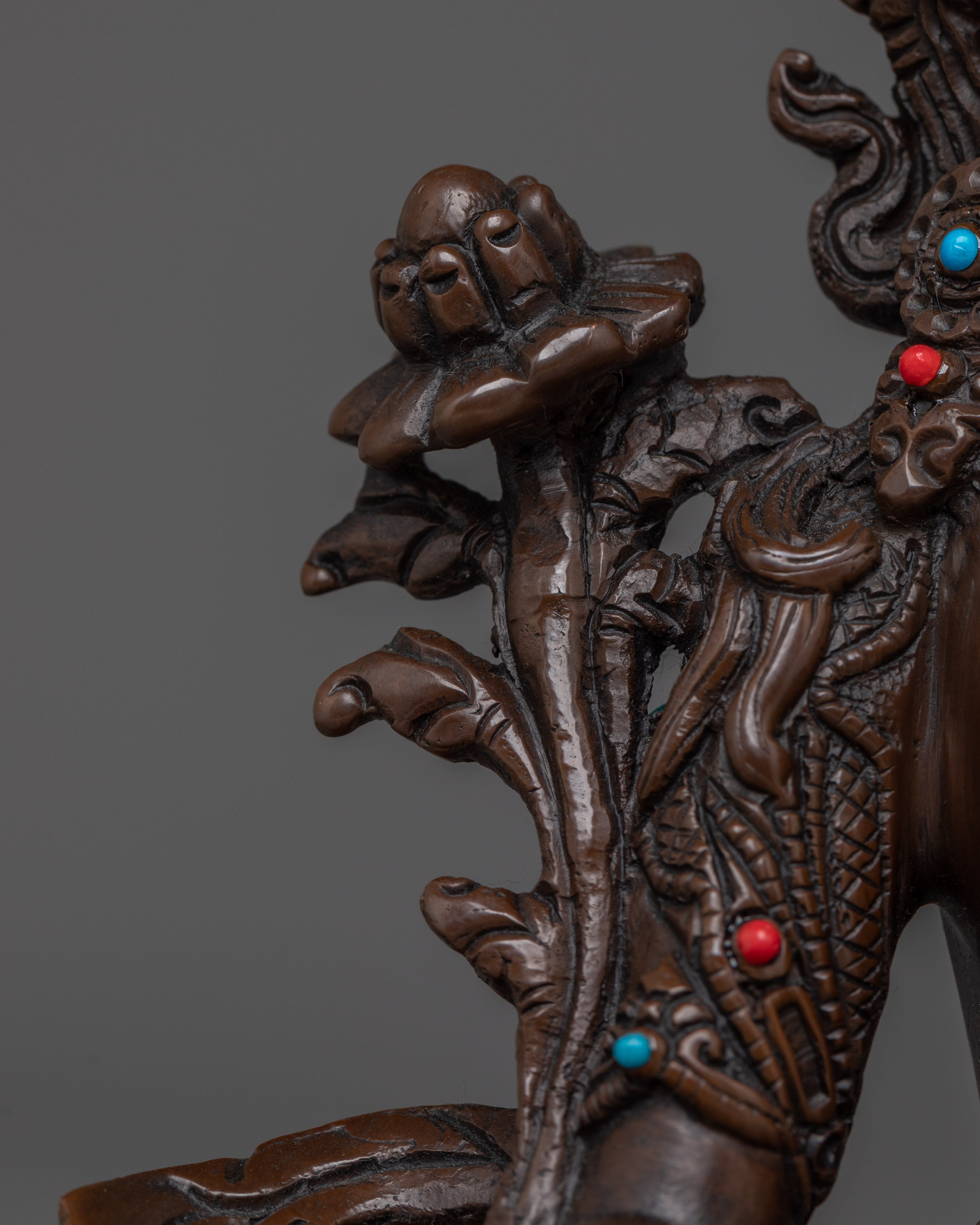 Green Tara Bodhisattva Handmade Artwork | Himalayan Shyama Tara Statue