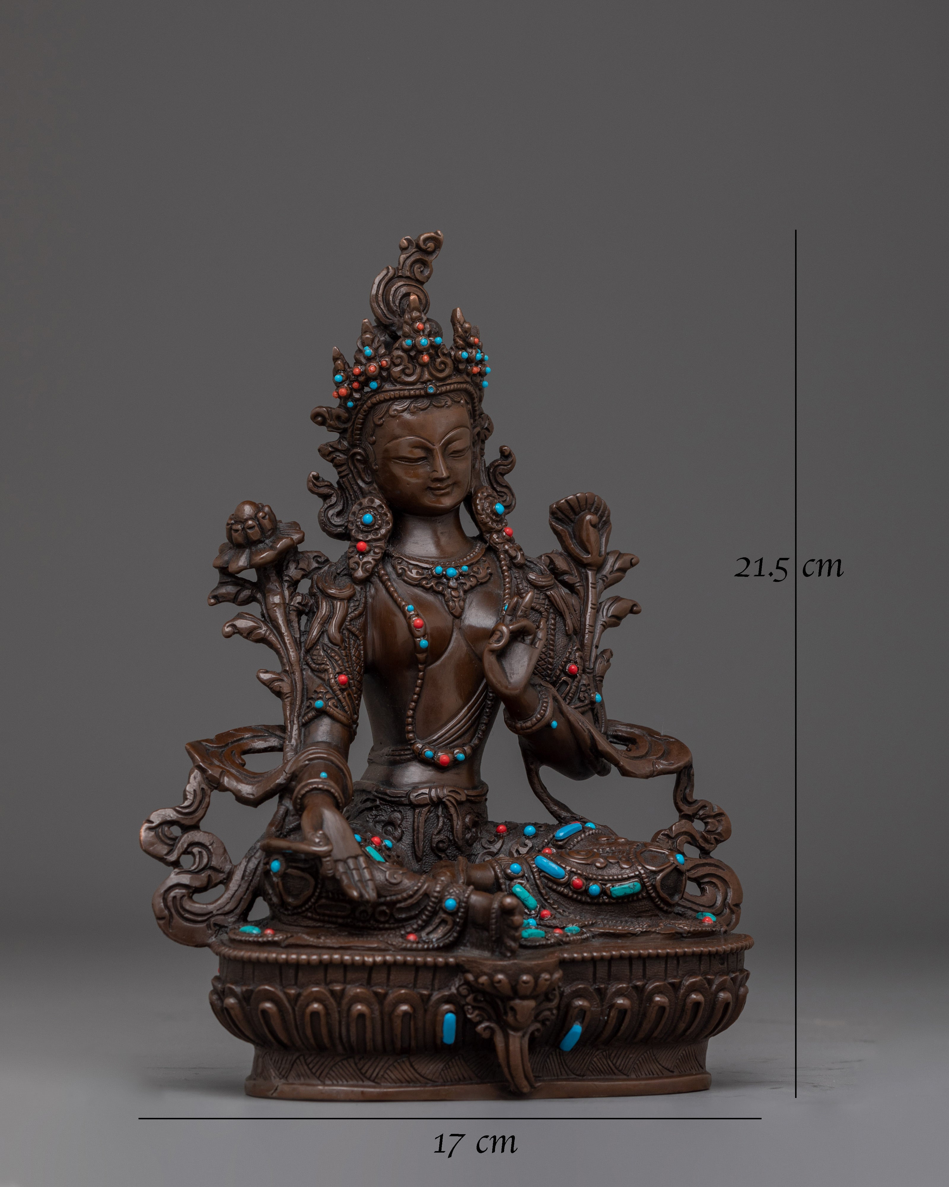 Green Tara Bodhisattva Handmade Artwork