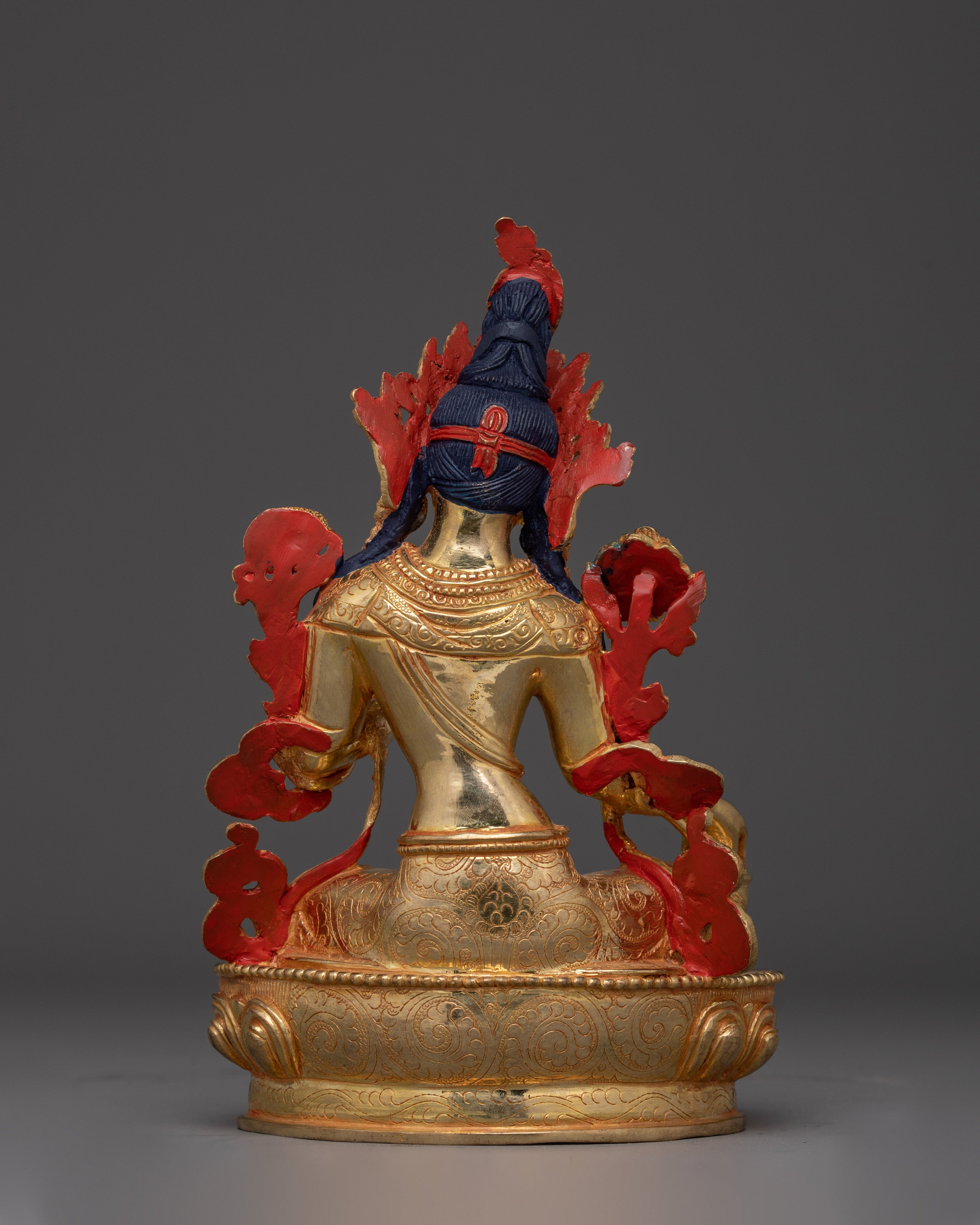 Shyama Tara Figurine - Mother of All Buddha | Majestic Green Tara Sculpture