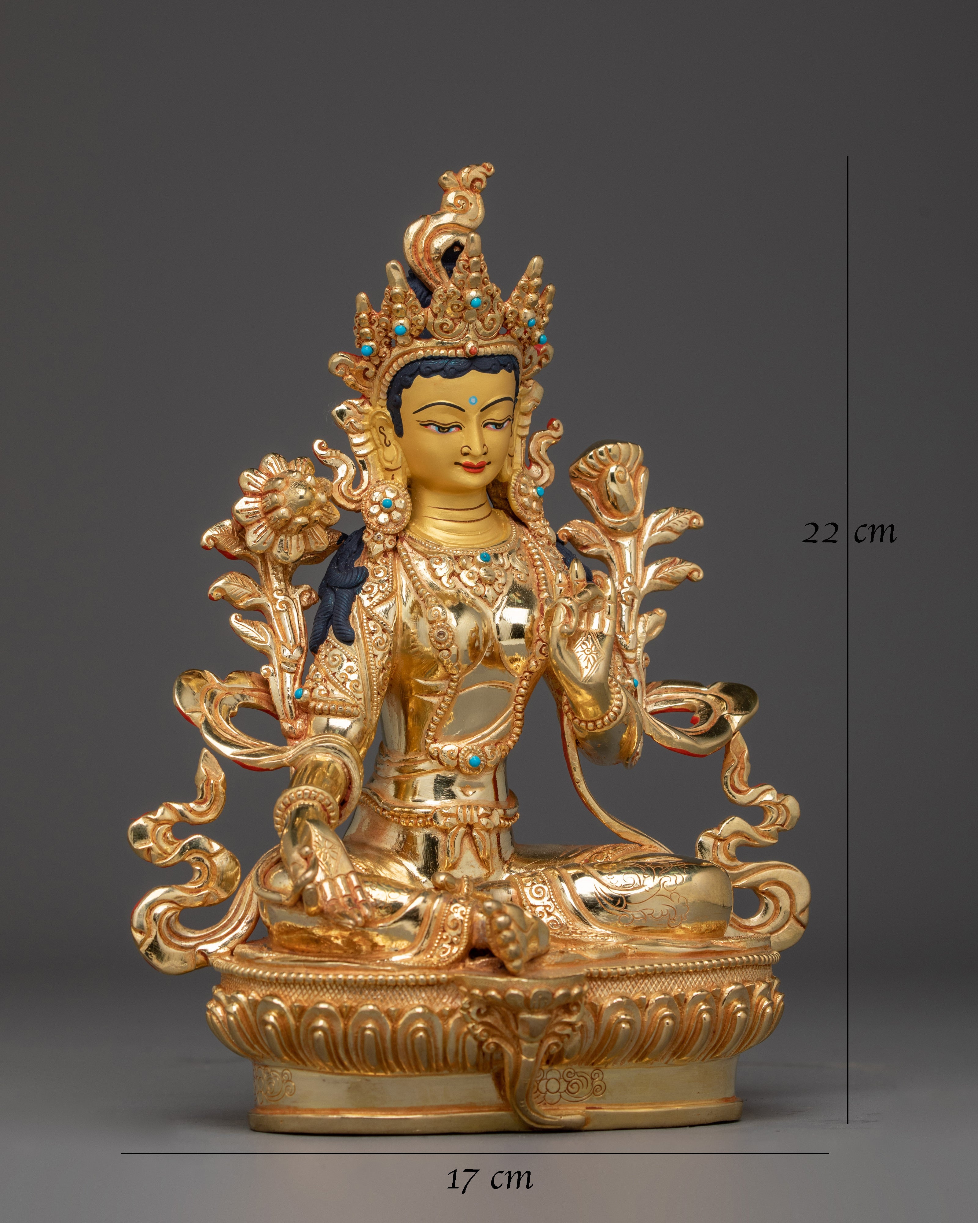 Shyama Tara Bodhisattva Handmade Artwork