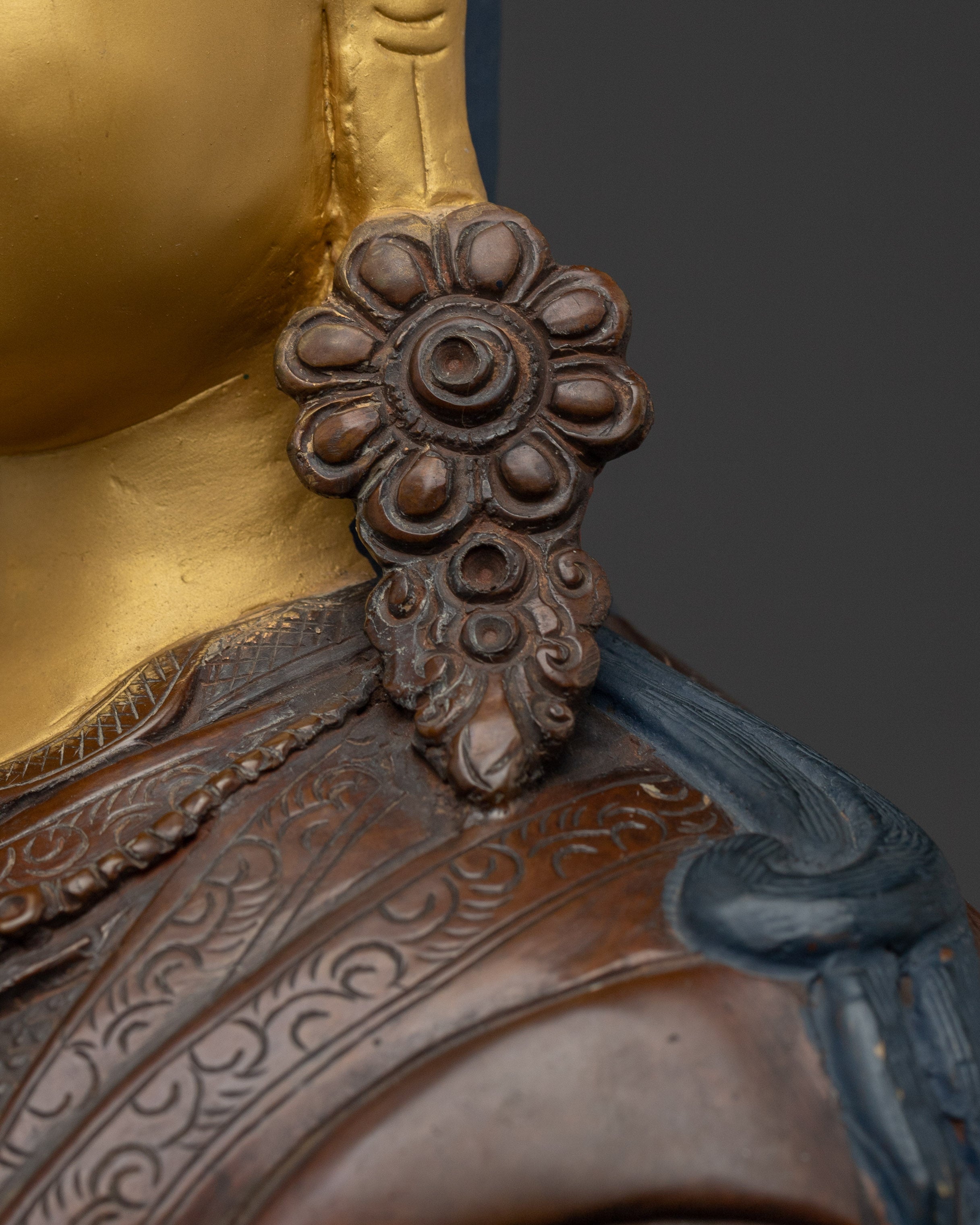 Enlightened Master Guru Rinpoche Statue | Padmasambhava Tibetan Tantric Master