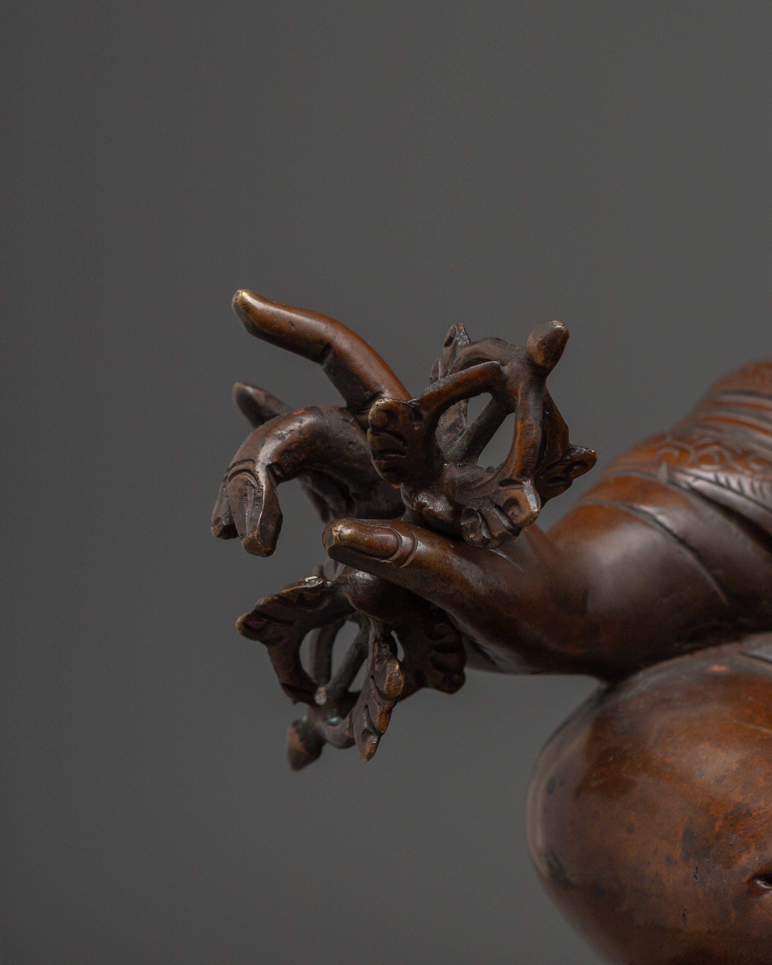 Enlightened Master Guru Rinpoche Statue | Padmasambhava Tibetan Tantric Master