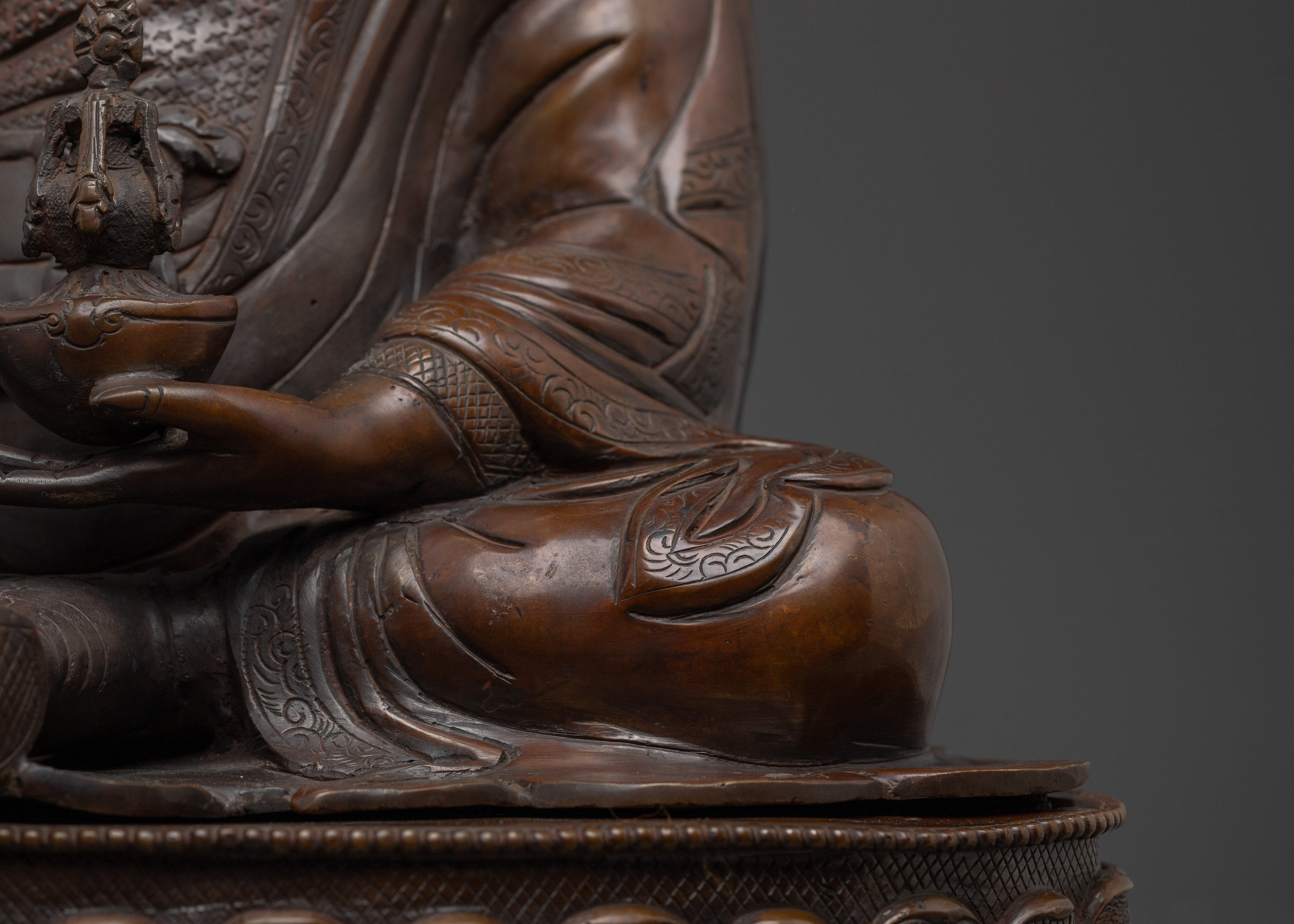 Enlightened Master Guru Rinpoche Statue | Padmasambhava Tibetan Tantric Master