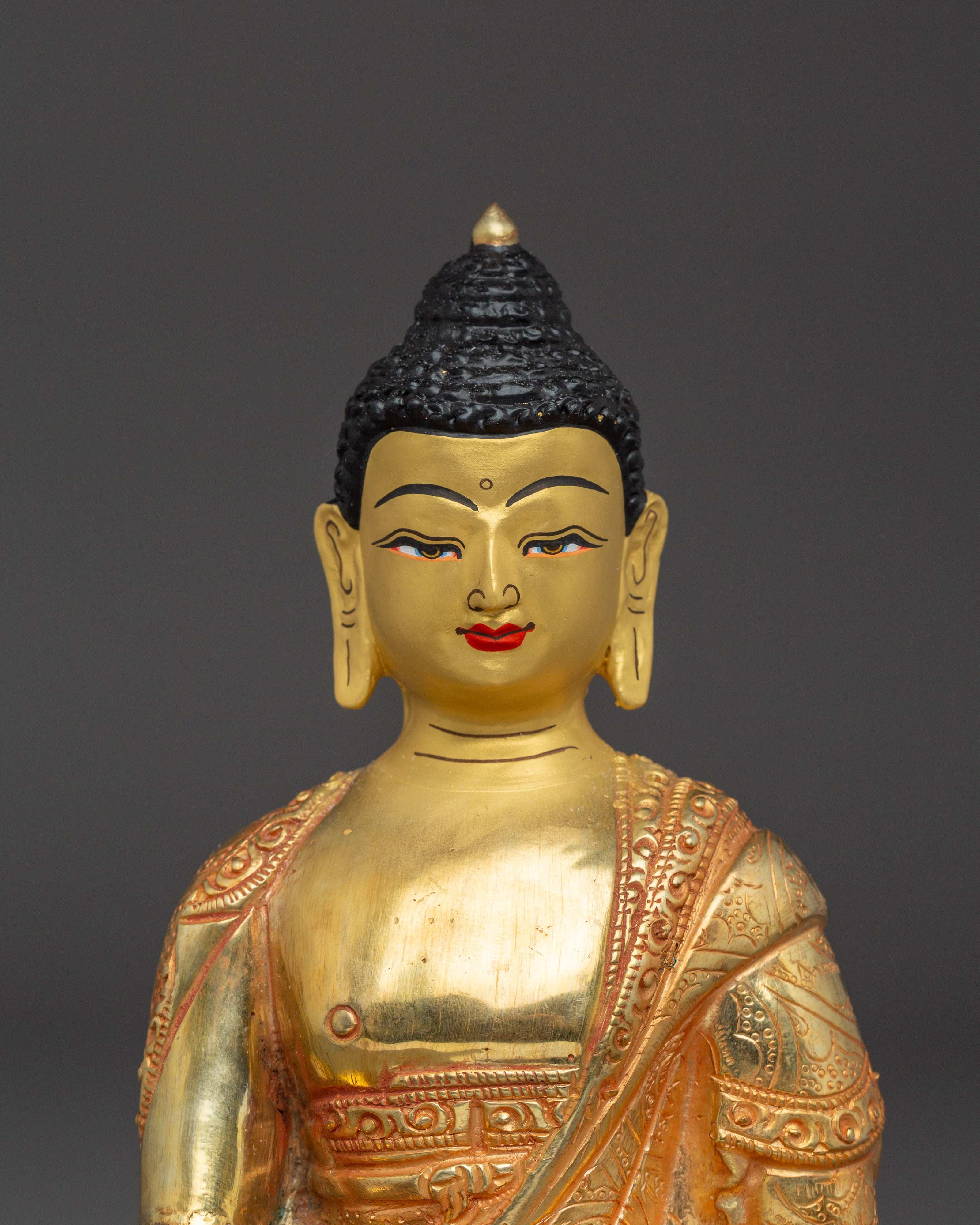 Spiritual Statue of Shakyamuni Buddha | Enlightenment Symbol
