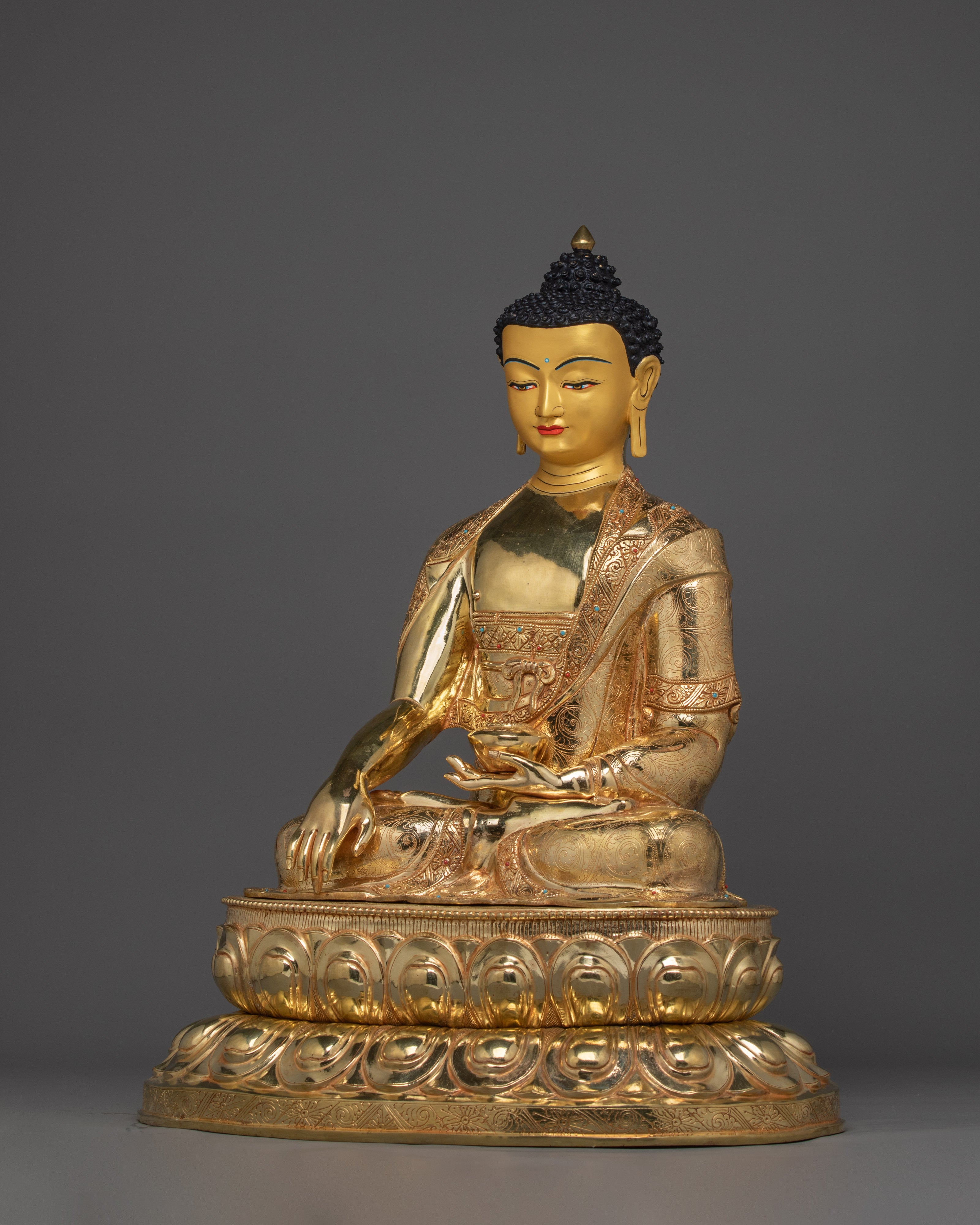 Serene Shakyamuni Buddha Artwork | Enlightenment Symbol Gautama Buddha