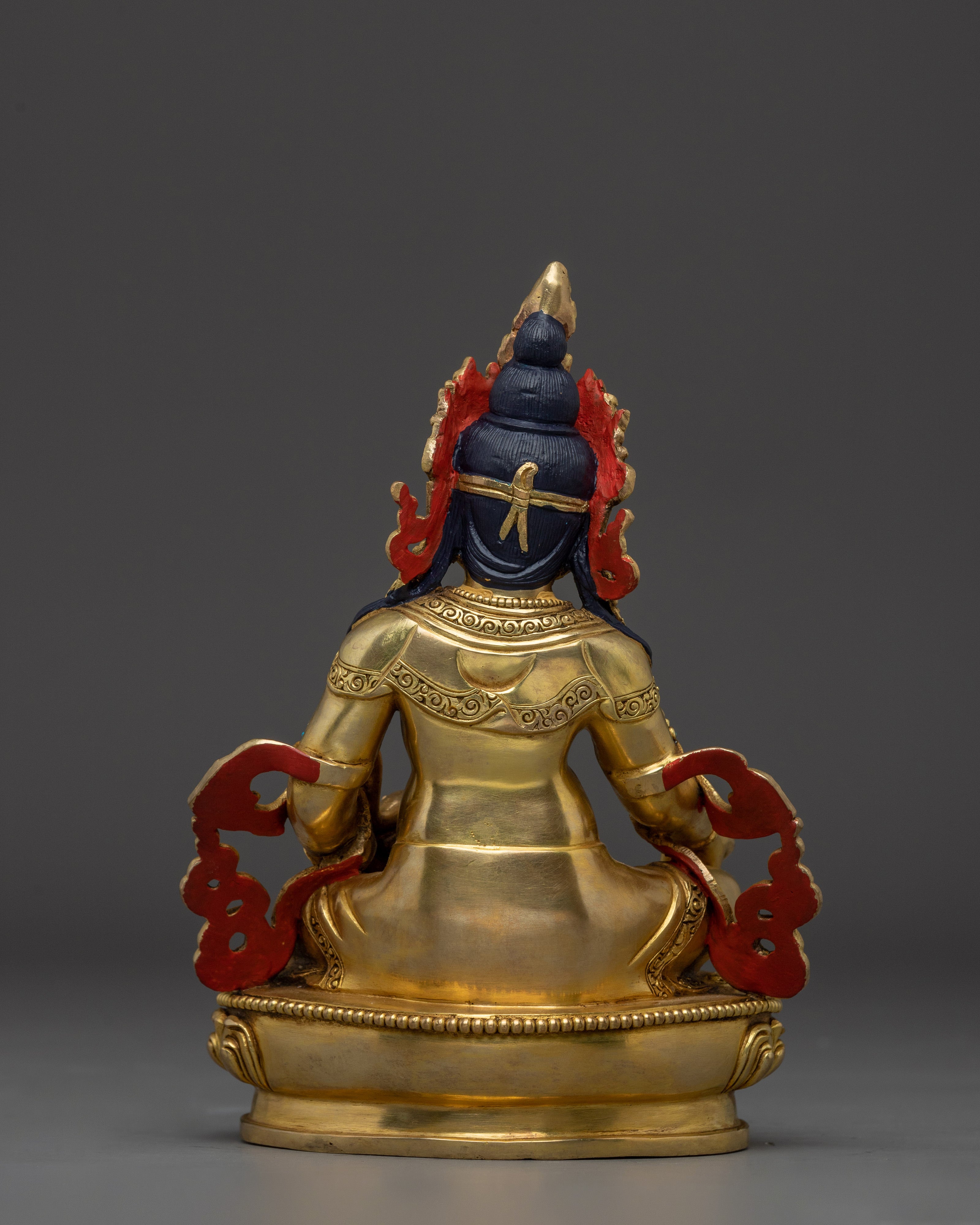 Dzambhala statue with a Copper Body | Buddha of Wealth and Prosperity