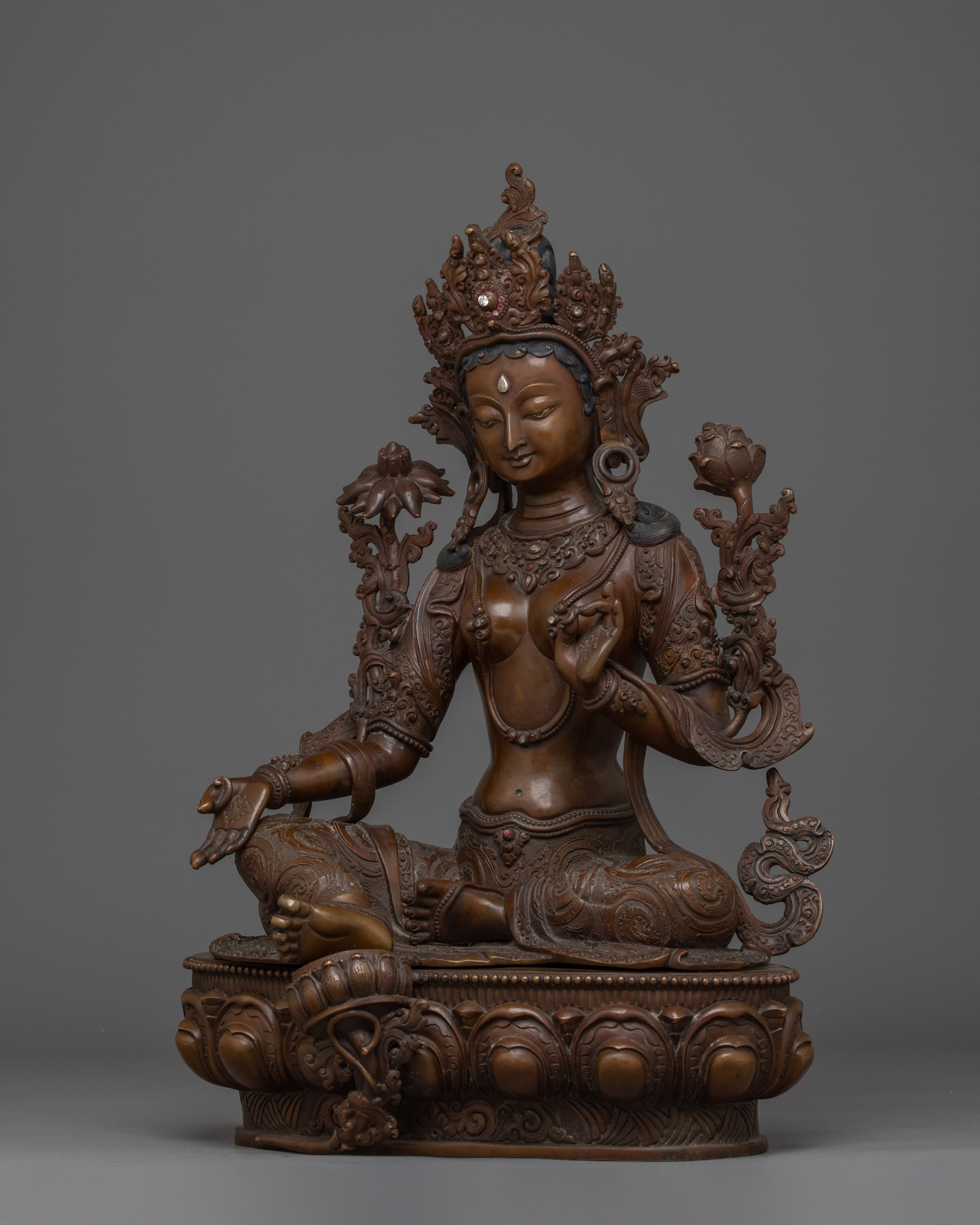 Sacred Feminine Art of Green Tara | The Compassionate Protector