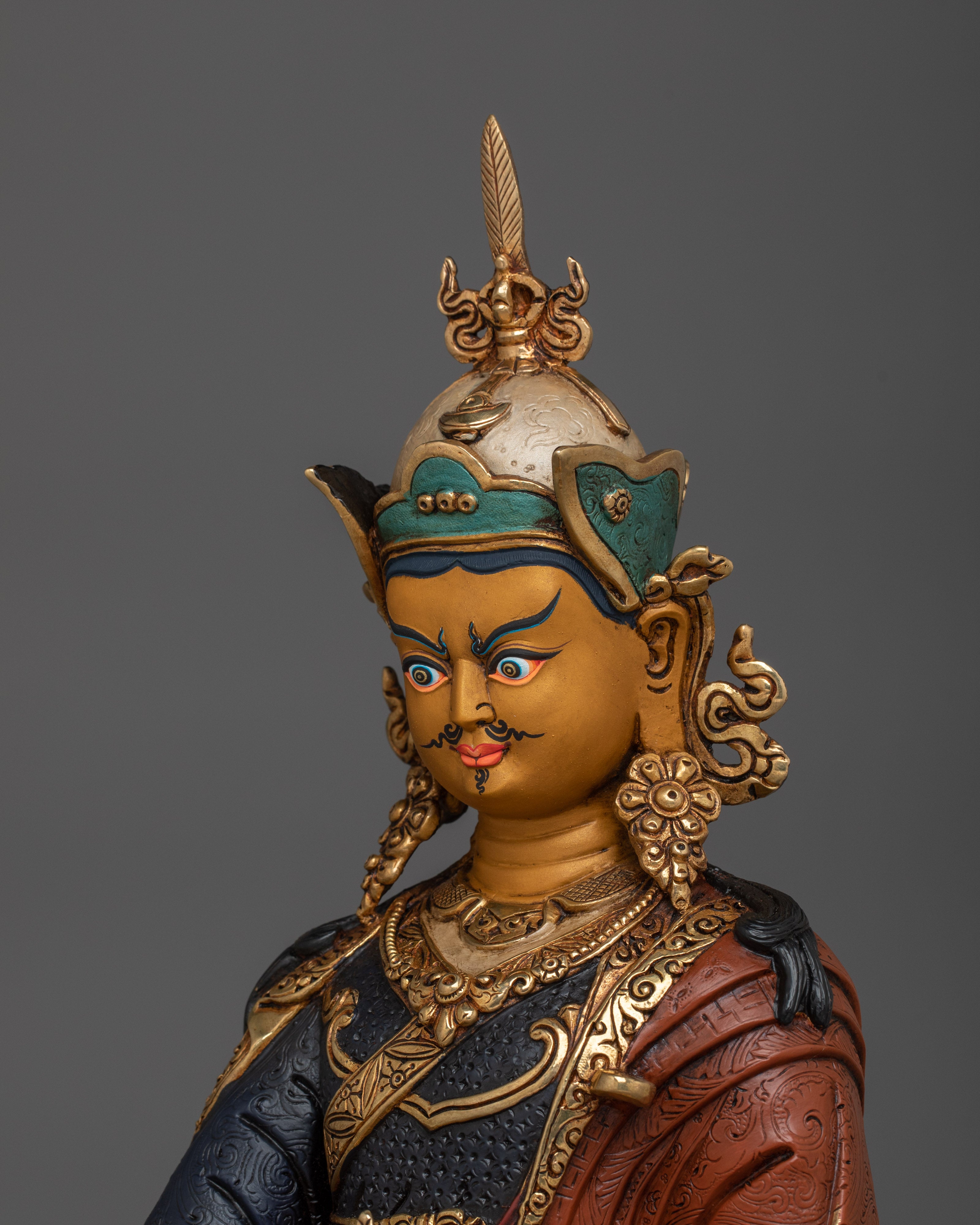 Spiritual Sculpture of Guru Rinpoche | Lotus-Born Master