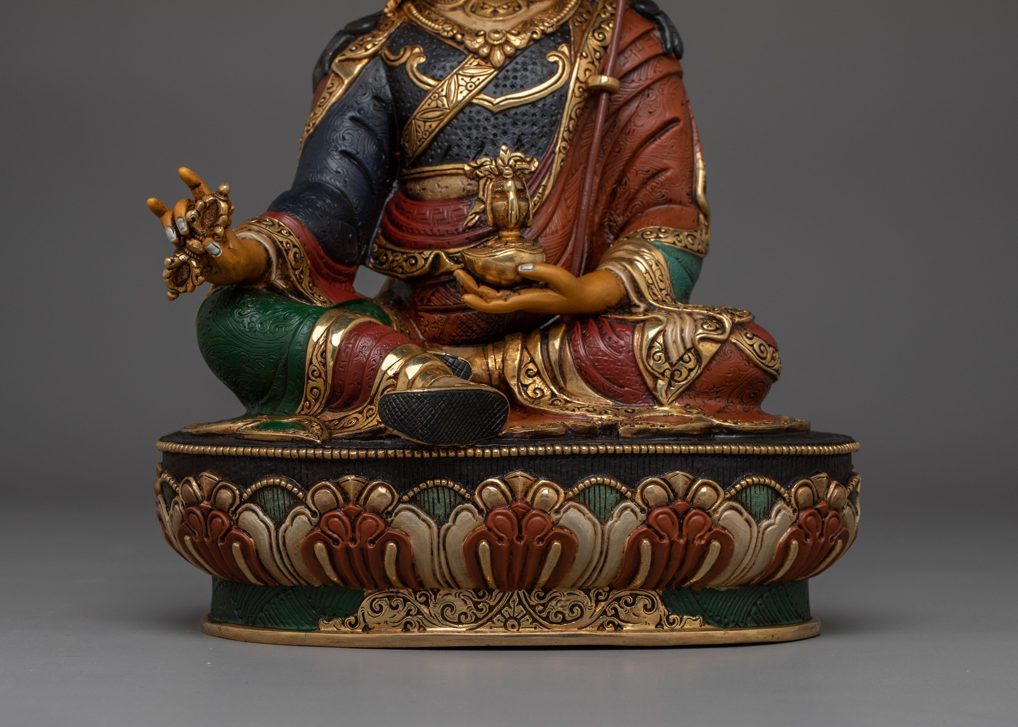 Spiritual Sculpture of Guru Rinpoche | Lotus-Born Master