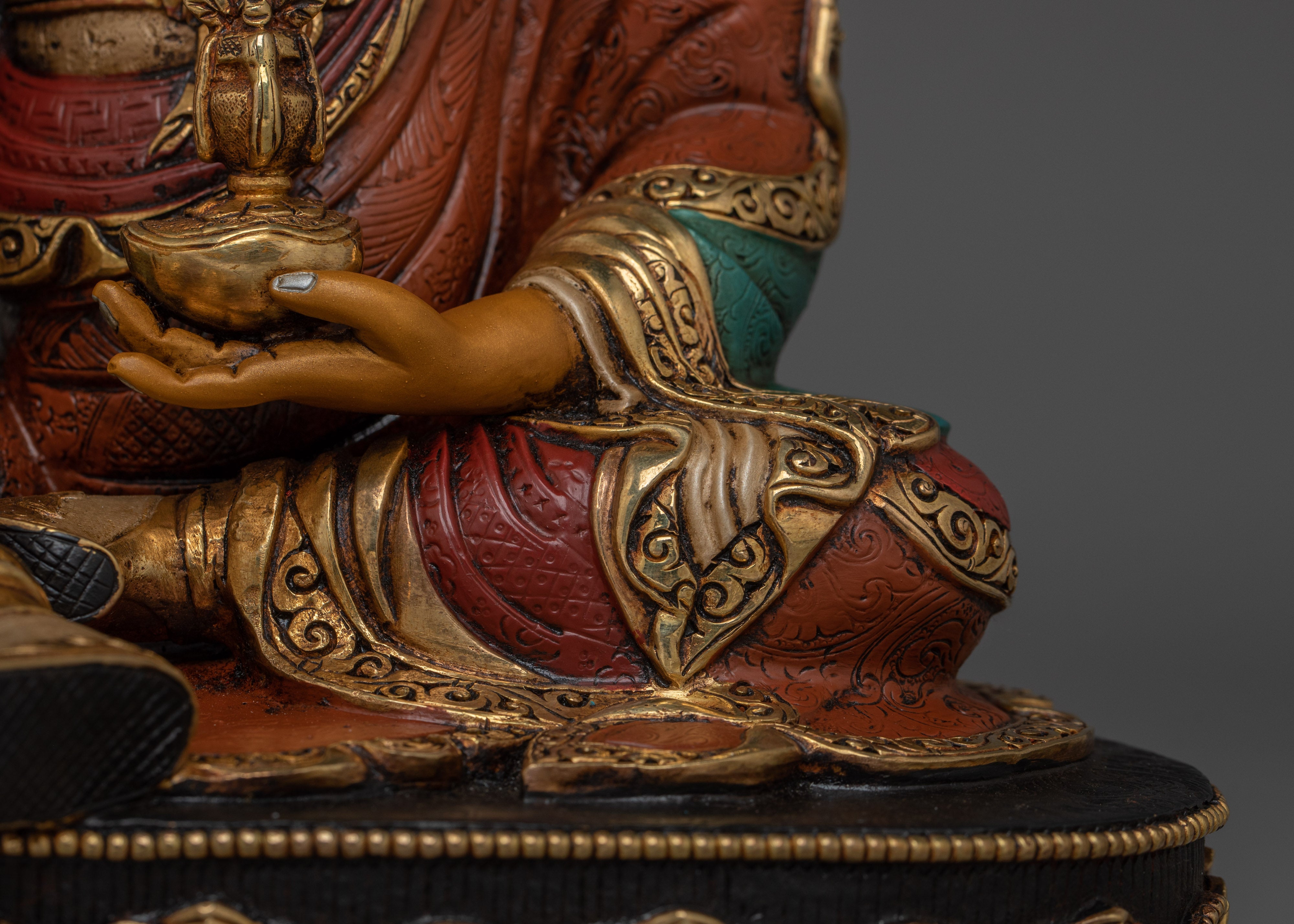 Spiritual Sculpture of Guru Rinpoche | Lotus-Born Master