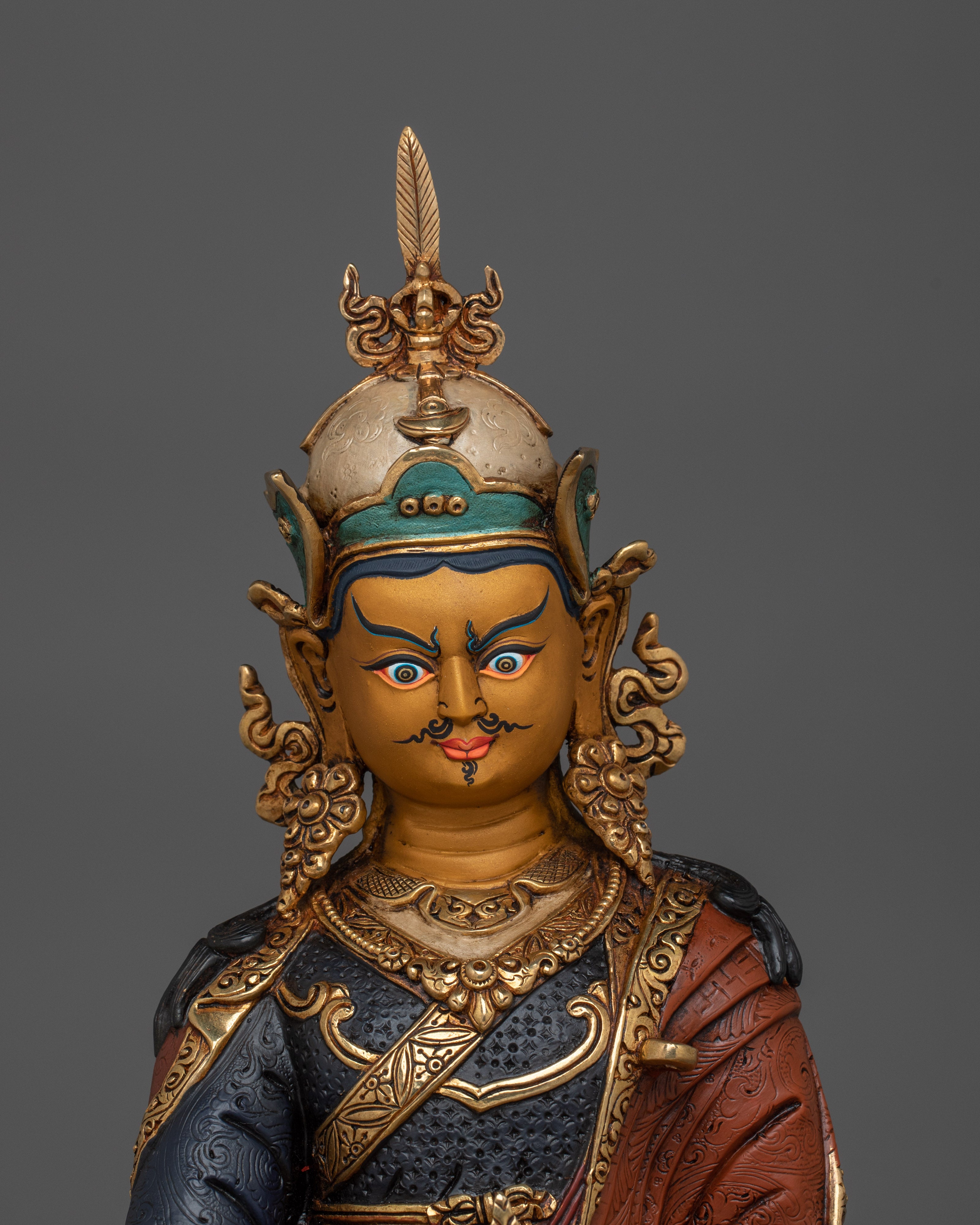 Spiritual Sculpture of Guru Rinpoche | Lotus-Born Master