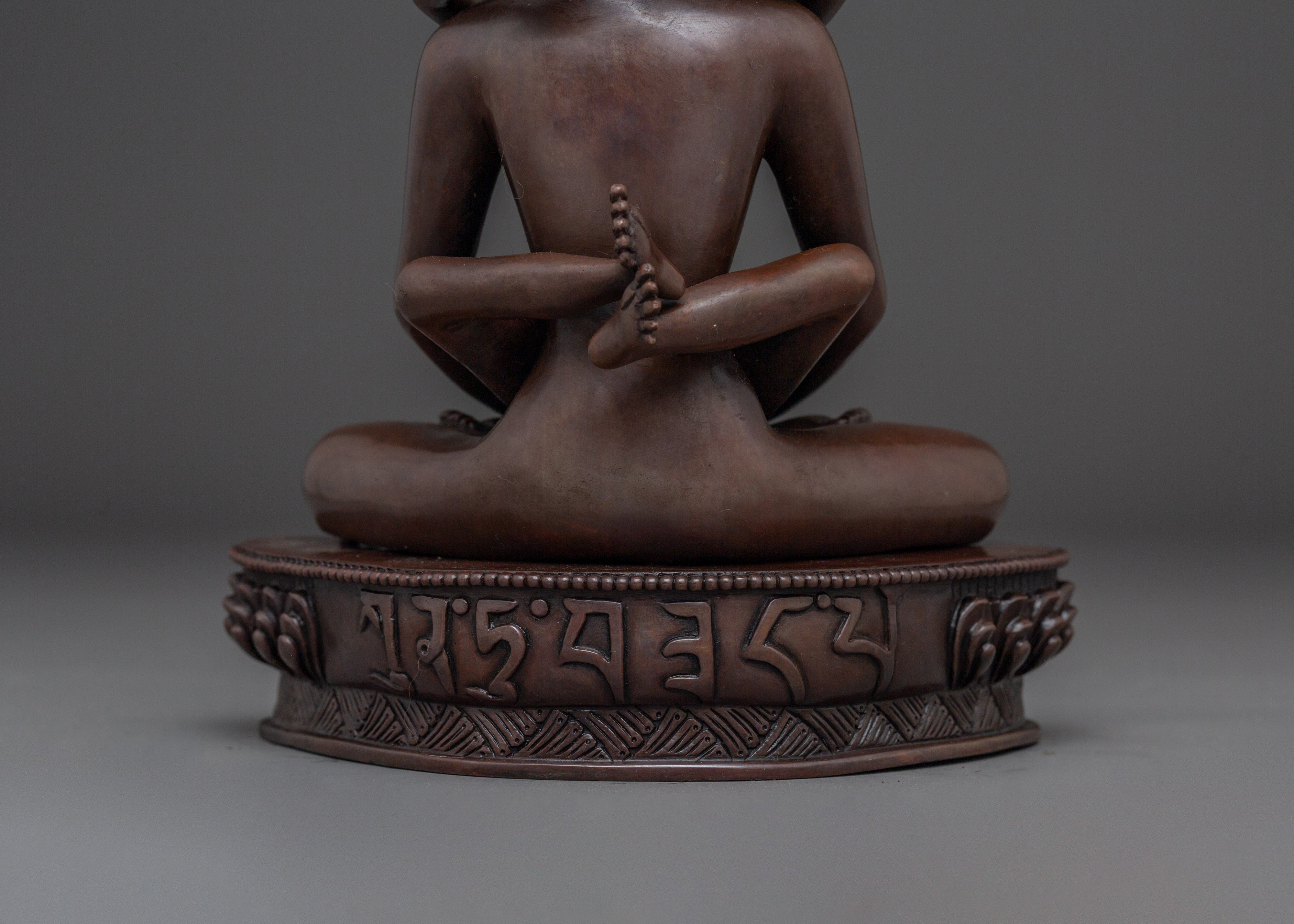 Oxidized Samantabhadra with consort | Buddhist Great Bodhisattva