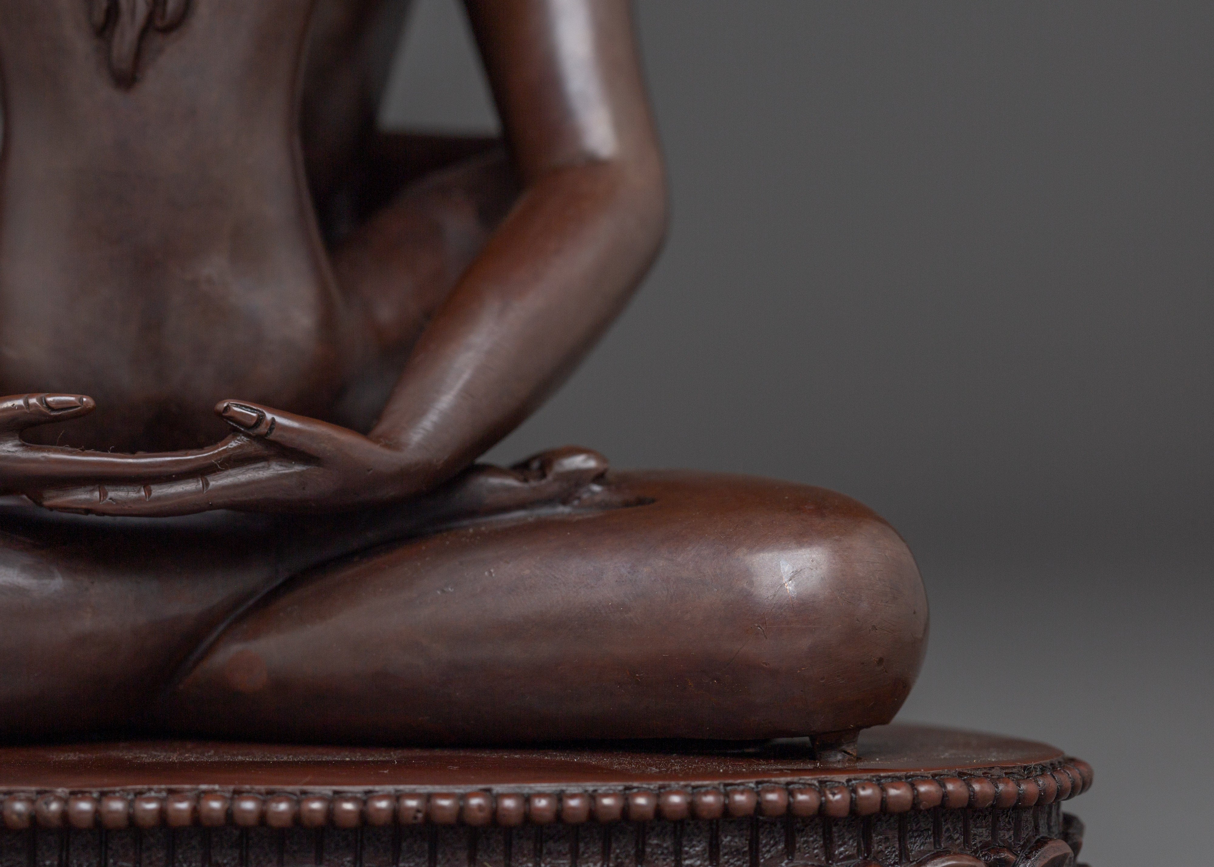 Oxidized Samantabhadra with consort | Buddhist Great Bodhisattva