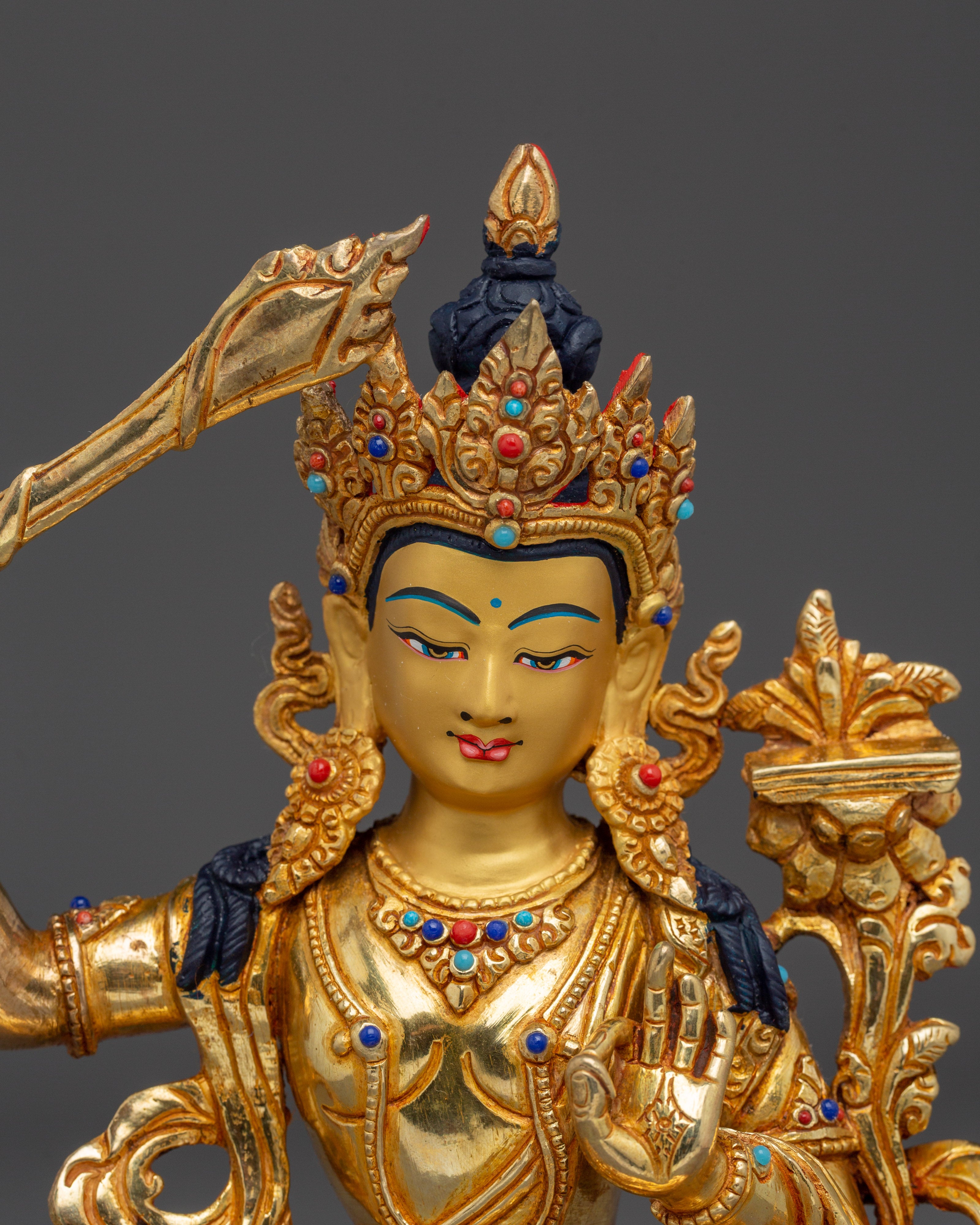Flaming Sword Bodhisattva Manjushri | Embodiment of Wisdom