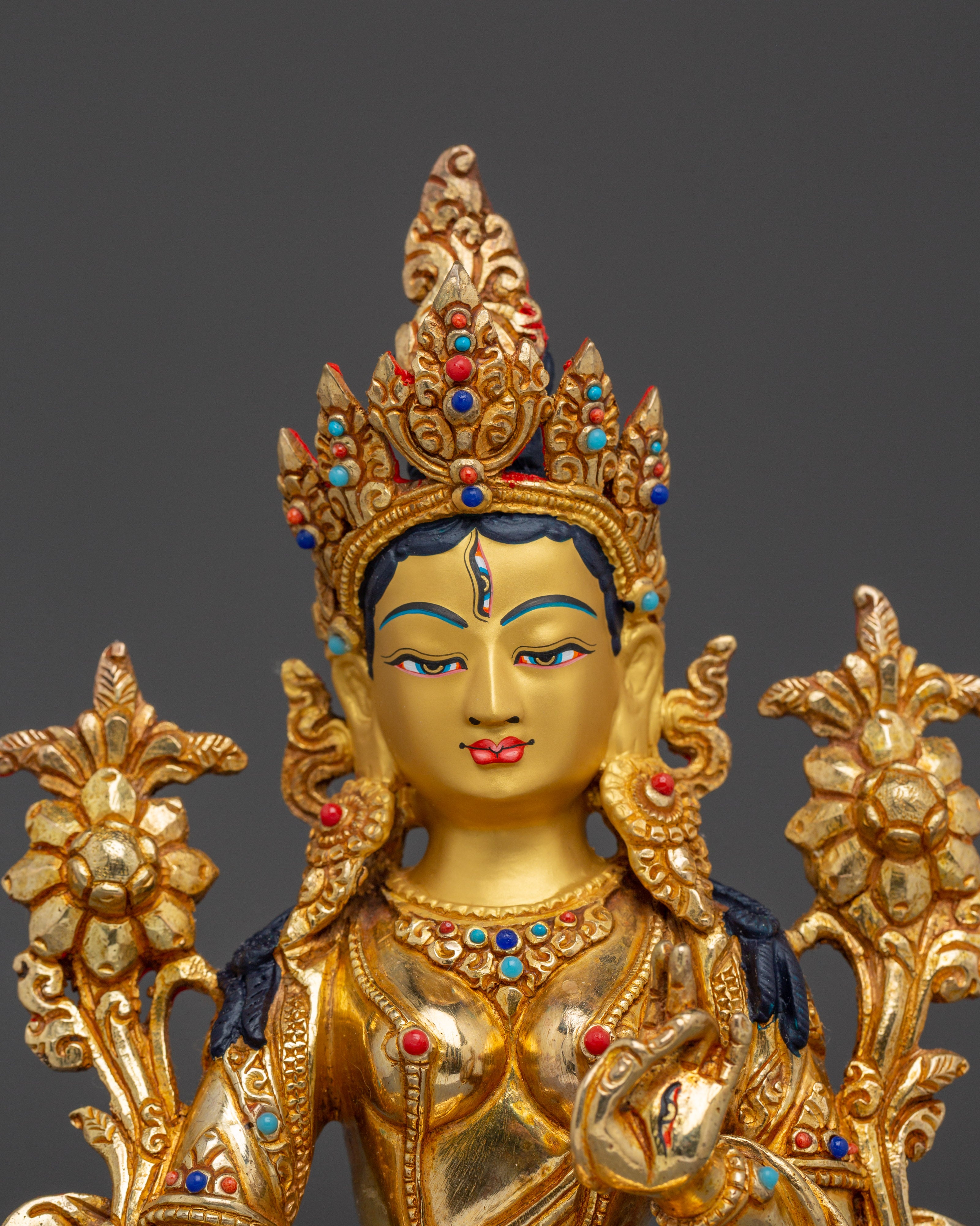 Sita Tara Spiritual Statue | White Tara - Tibetan Healing Deity
